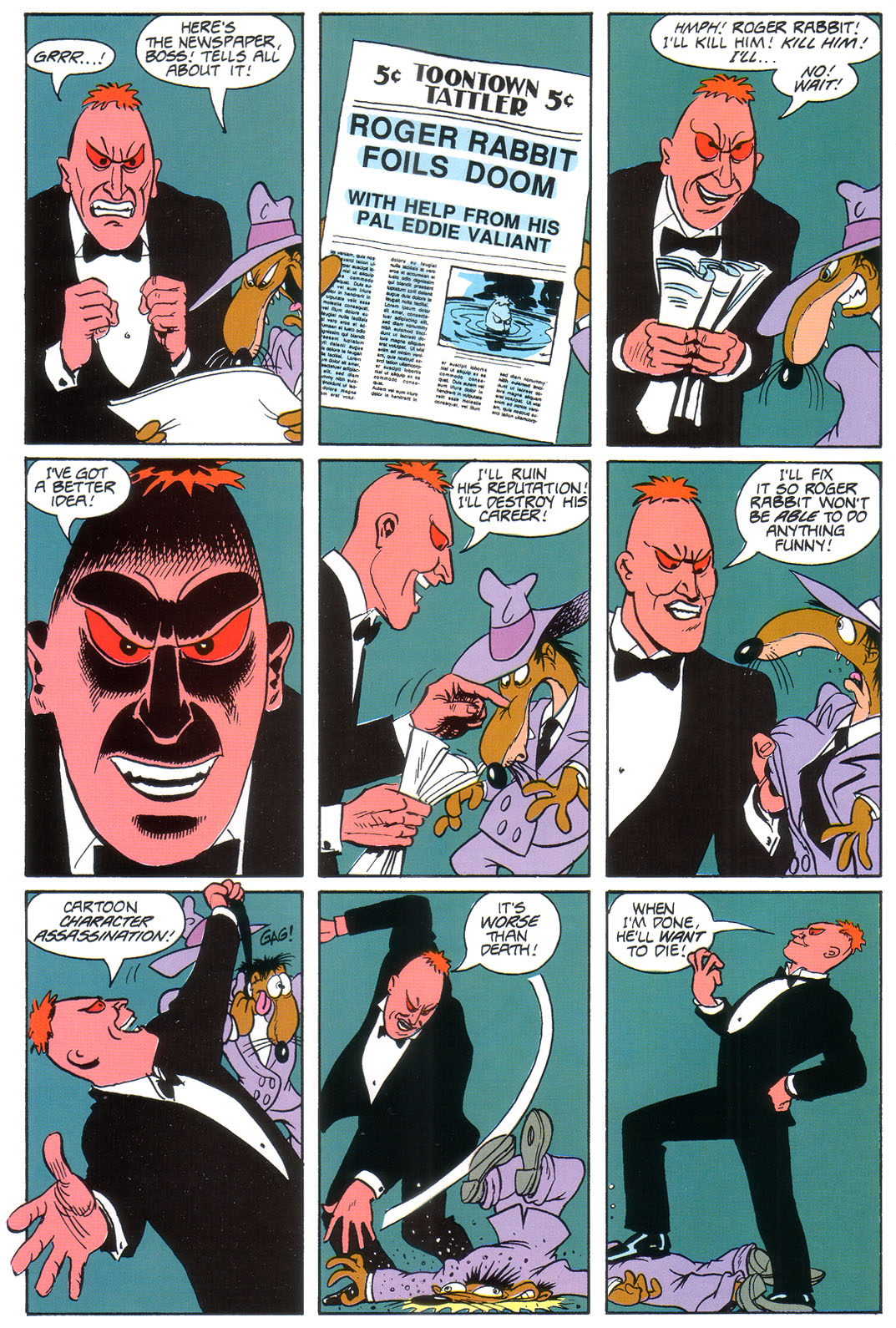 Read online Marvel Graphic Novel: Roger Rabbit in The Resurrection of Doom comic -  Issue # Full - 18