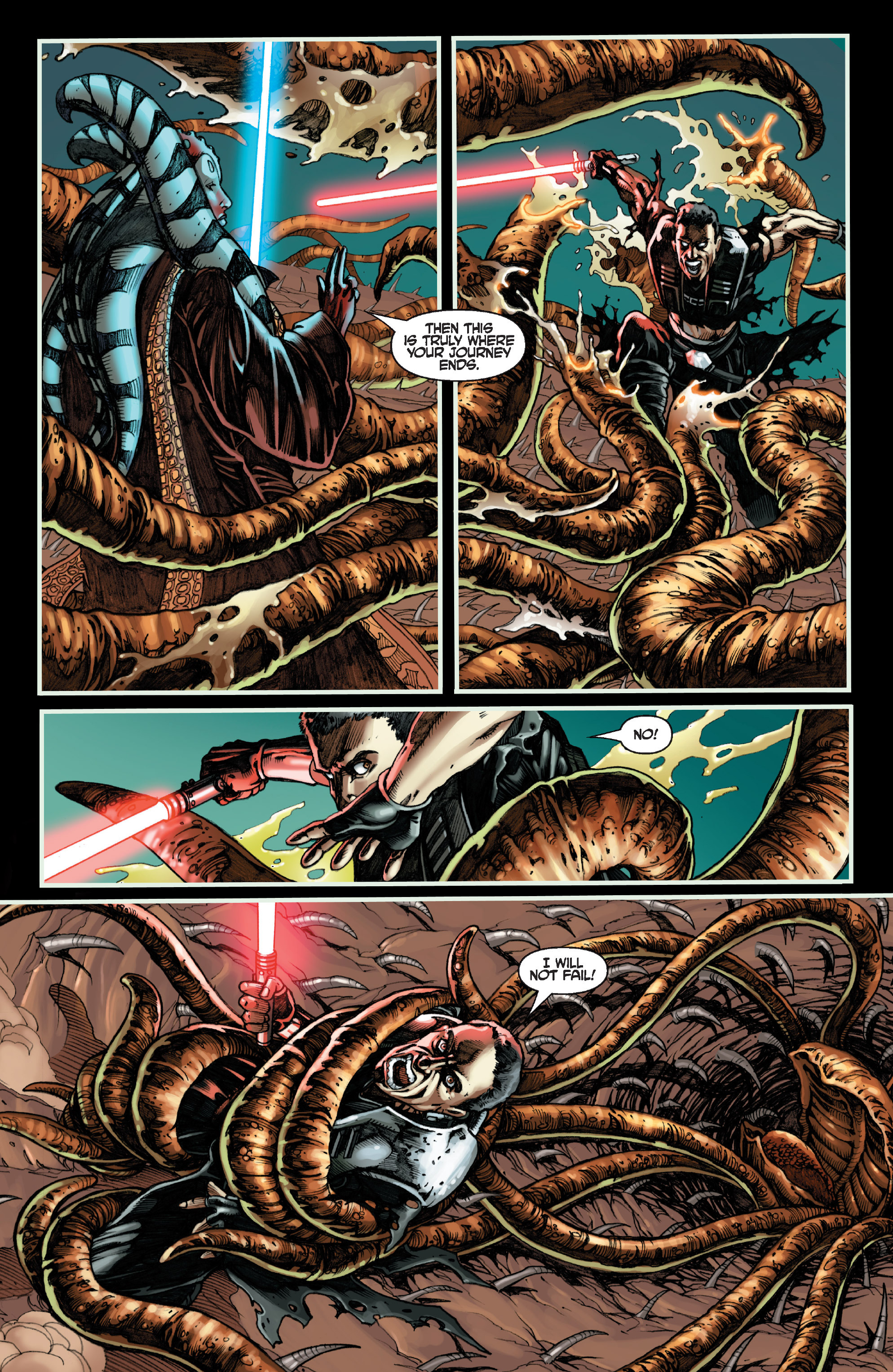 Read online Star Wars: The Force Unleashed comic -  Issue # Full - 42