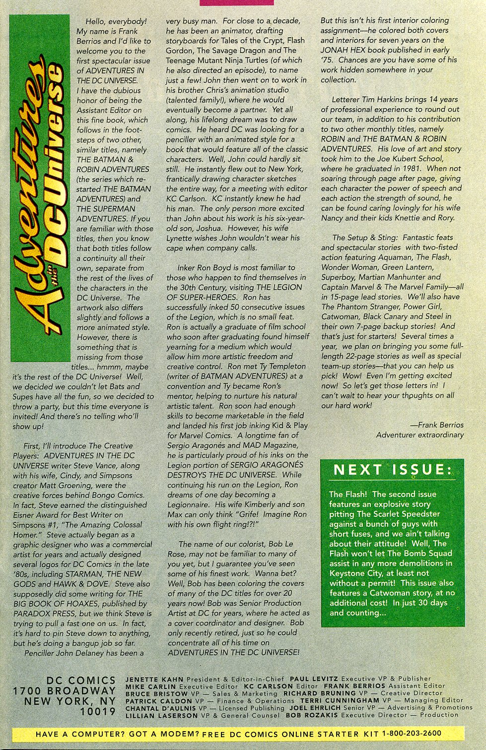 Read online Adventures in the DC Universe comic -  Issue #1 - 33