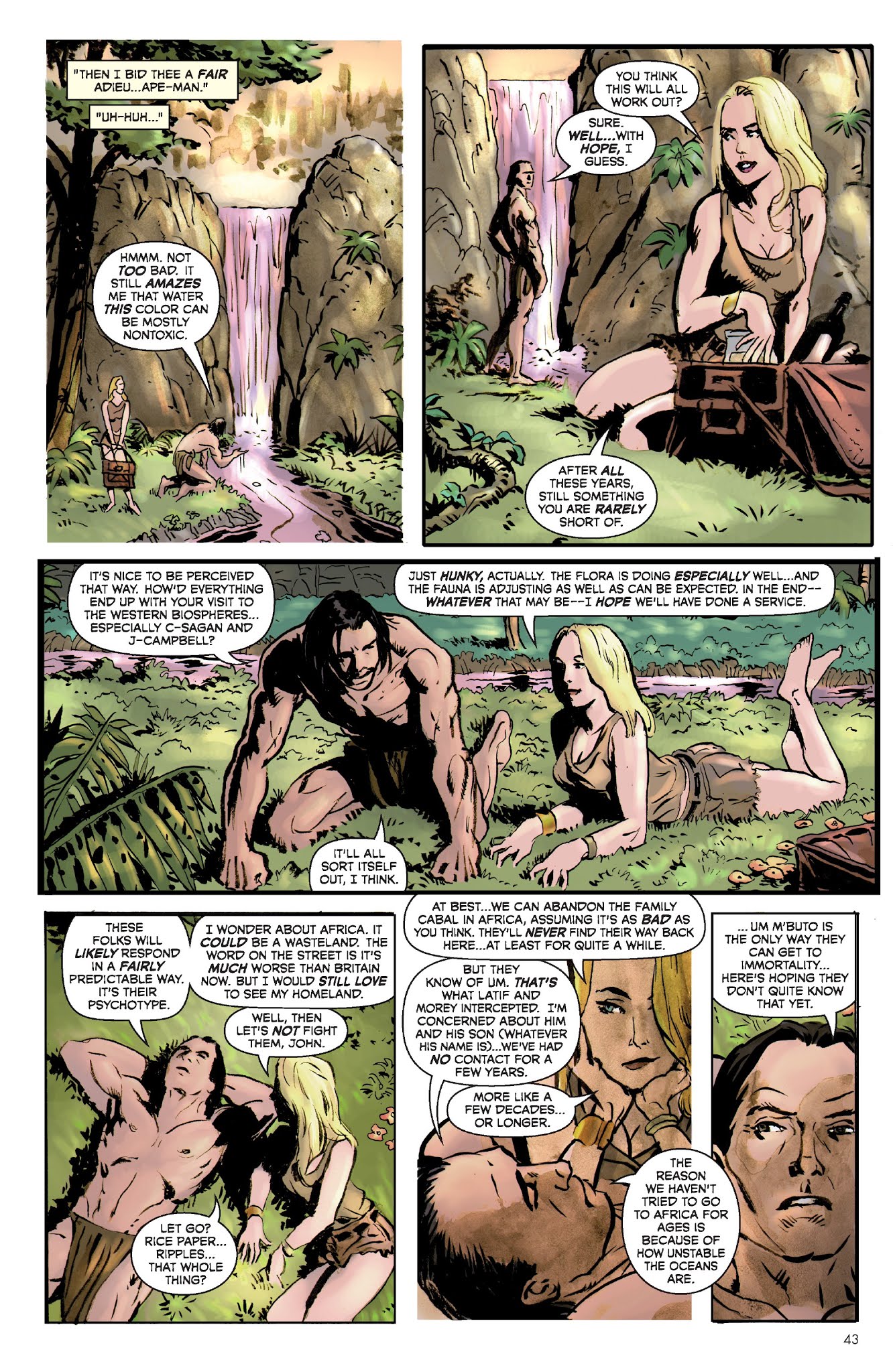 Read online The Once and Future Tarzan comic -  Issue # TPB - 44