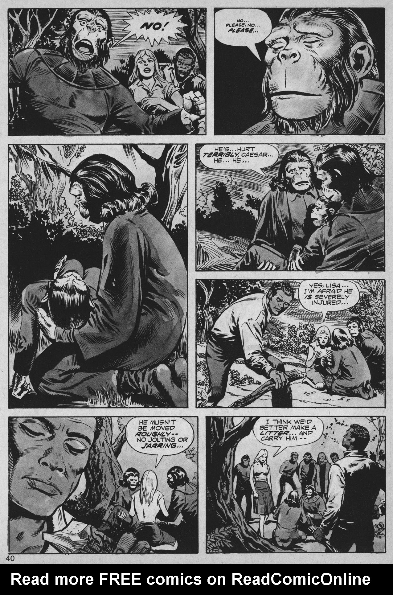 Read online Planet of the Apes comic -  Issue #25 - 39