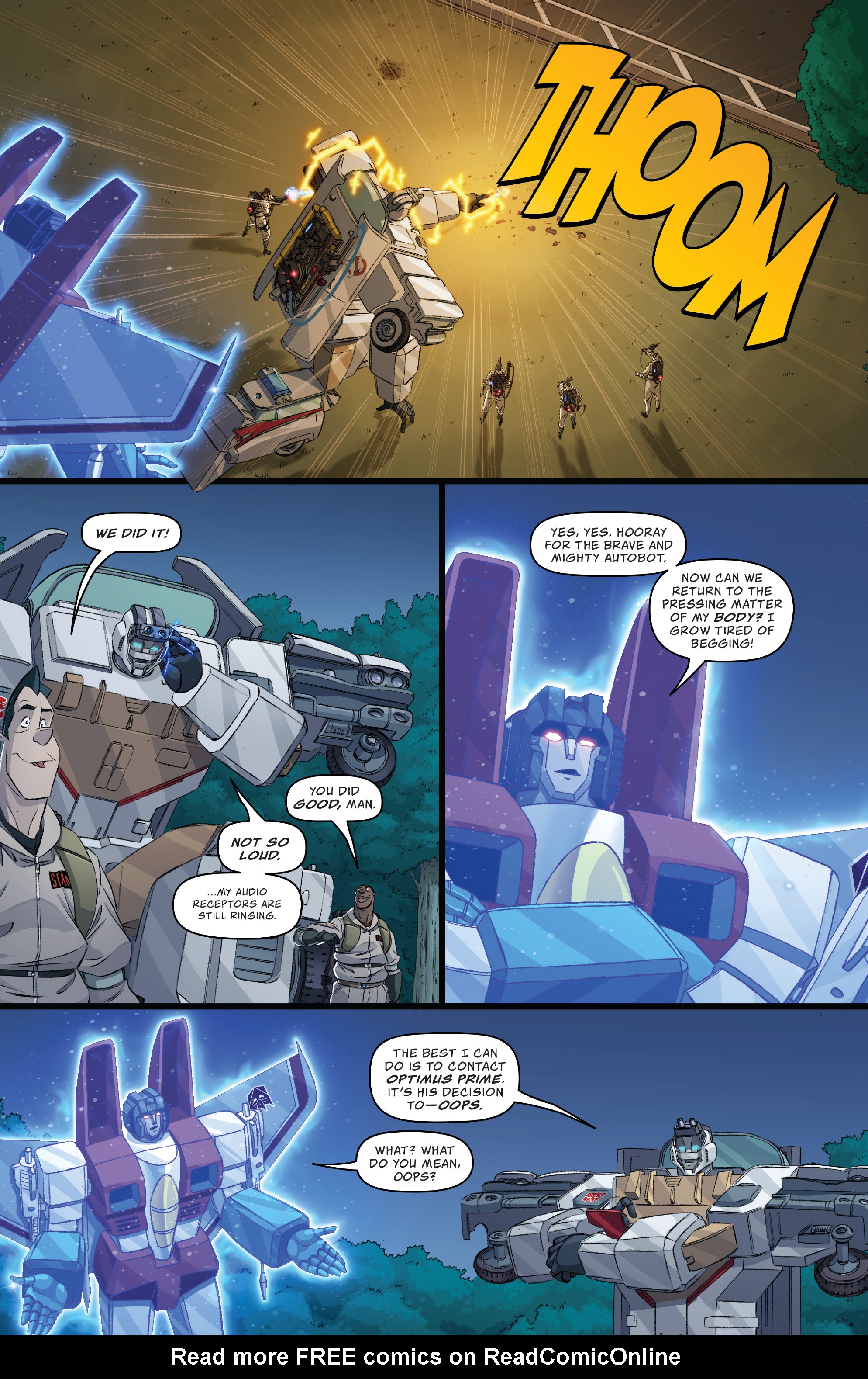 Read online Transformers/Ghostbusters comic -  Issue #2 - 22