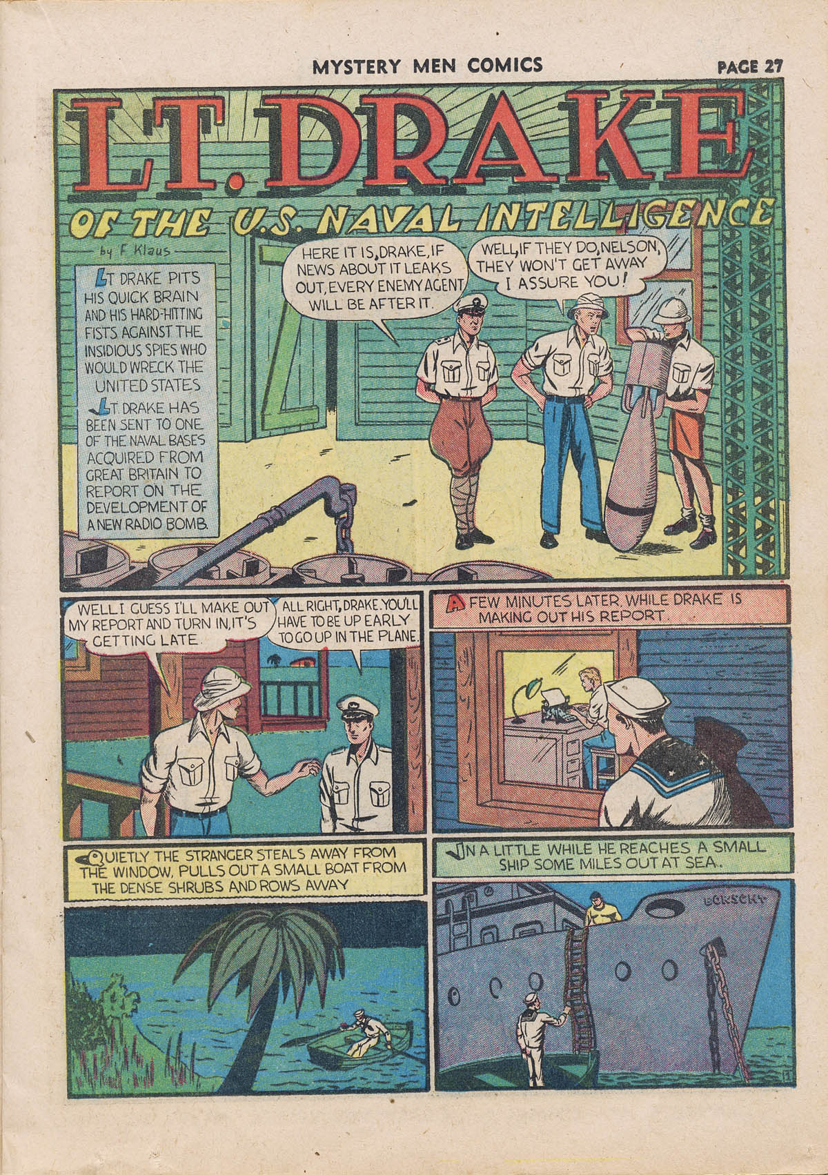 Read online Mystery Men Comics comic -  Issue #22 - 31
