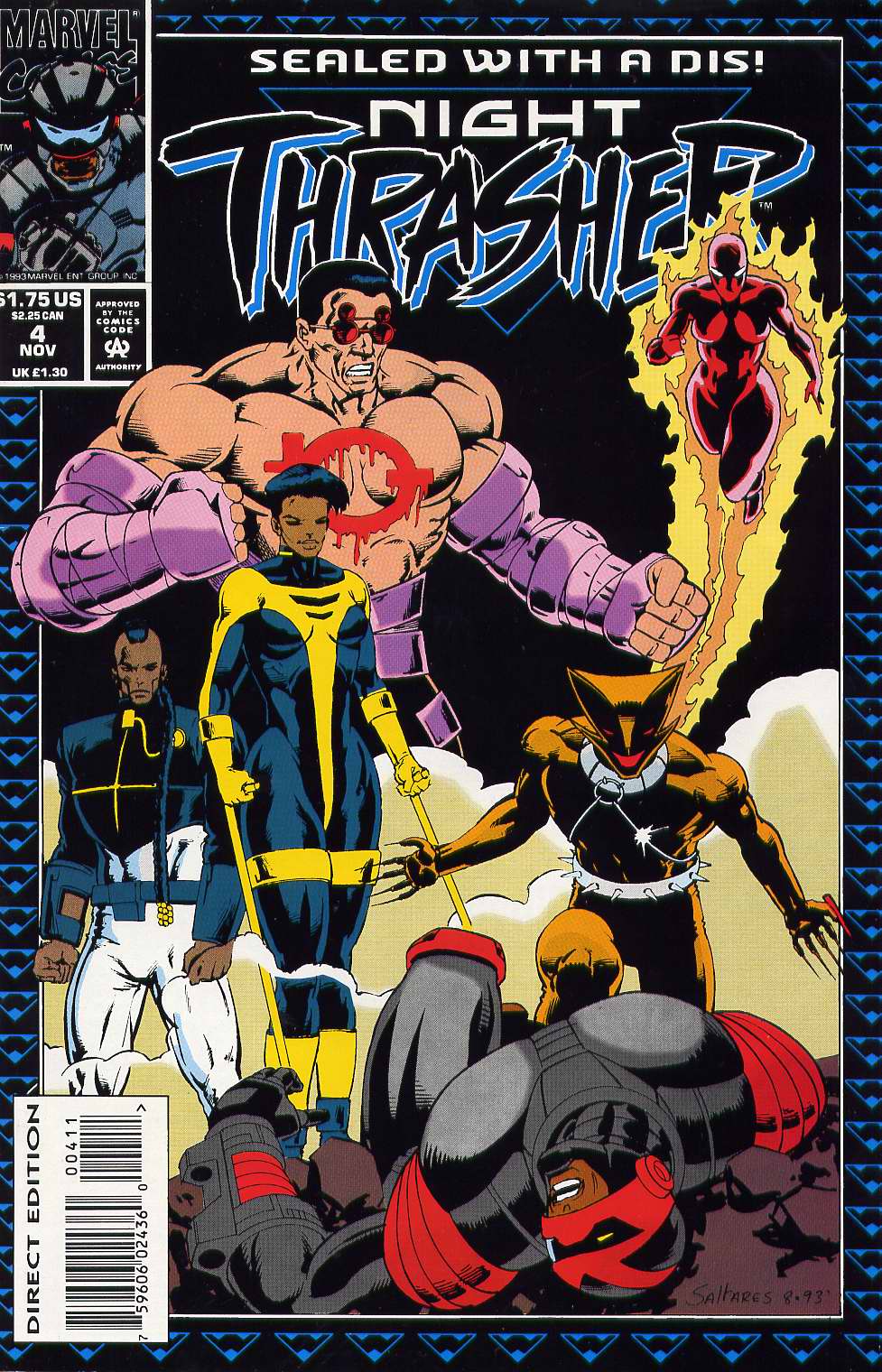Read online Night Thrasher comic -  Issue #4 - 1