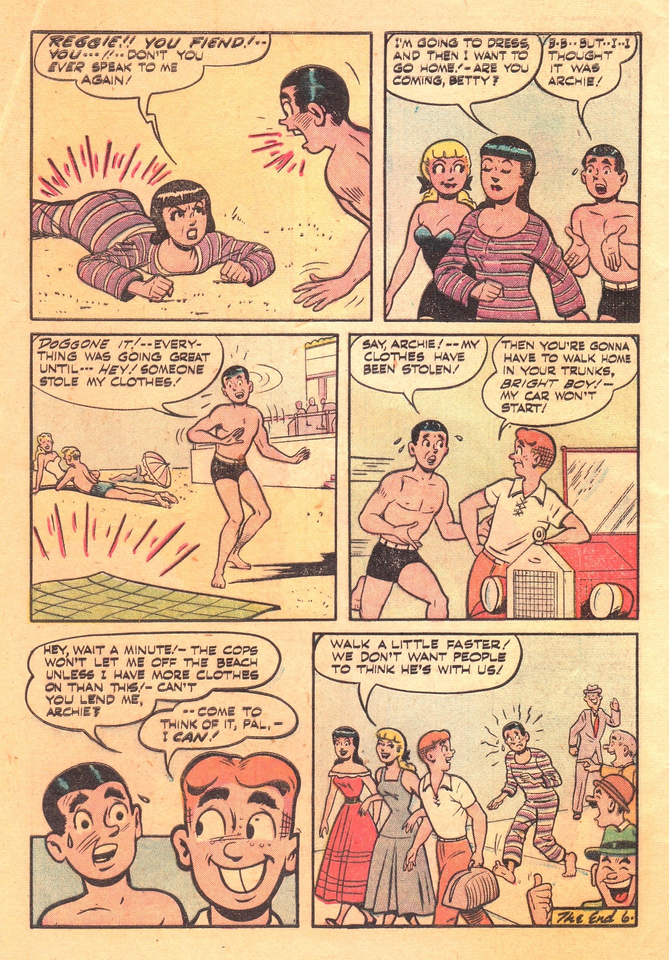 Read online Archie's Rival Reggie comic -  Issue #4 - 30