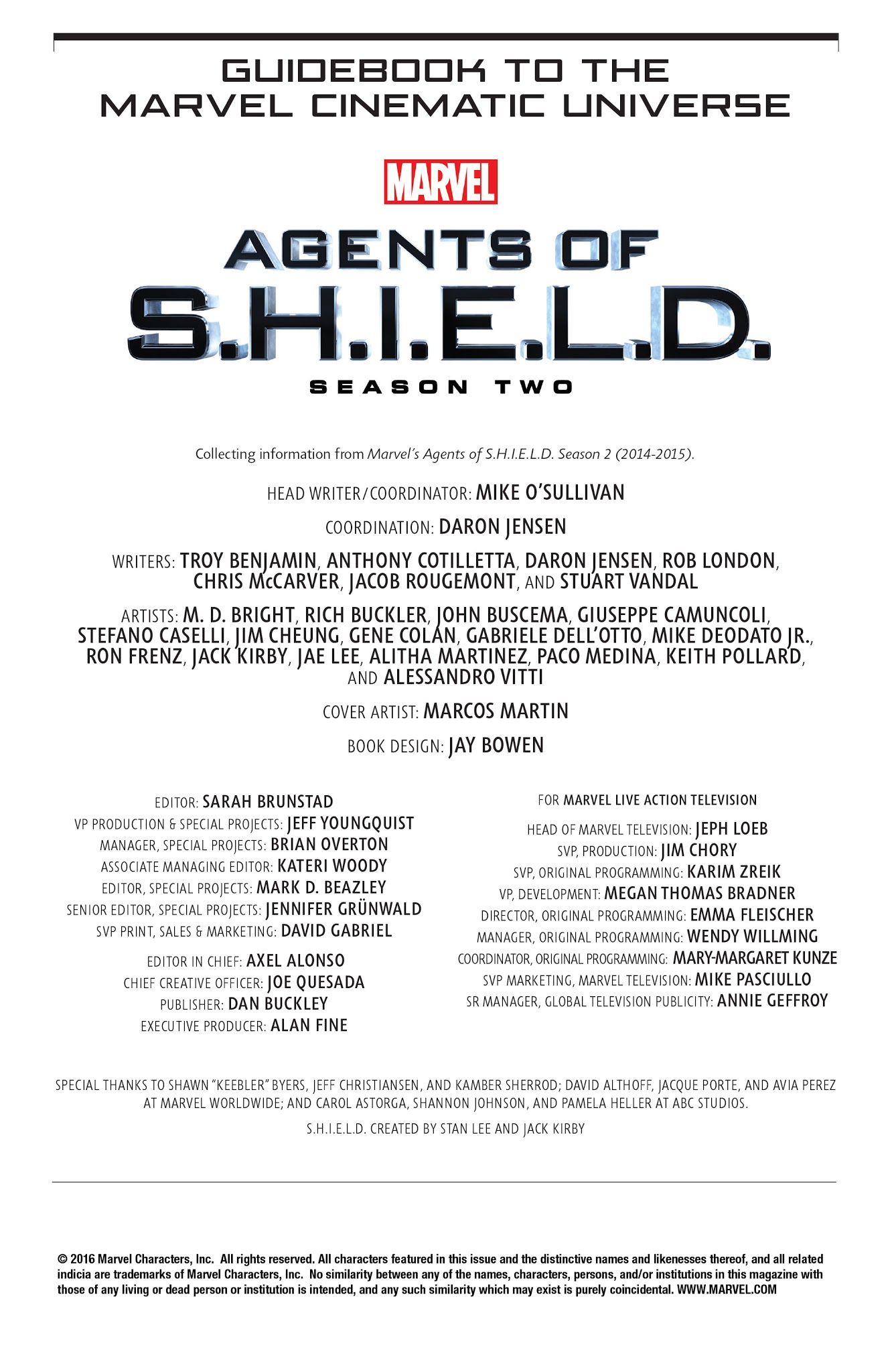Read online Guidebook to the Marvel Cinematic Universe - Marvel's Agents of S.H.I.E.L.D. Season Two comic -  Issue # Full - 2