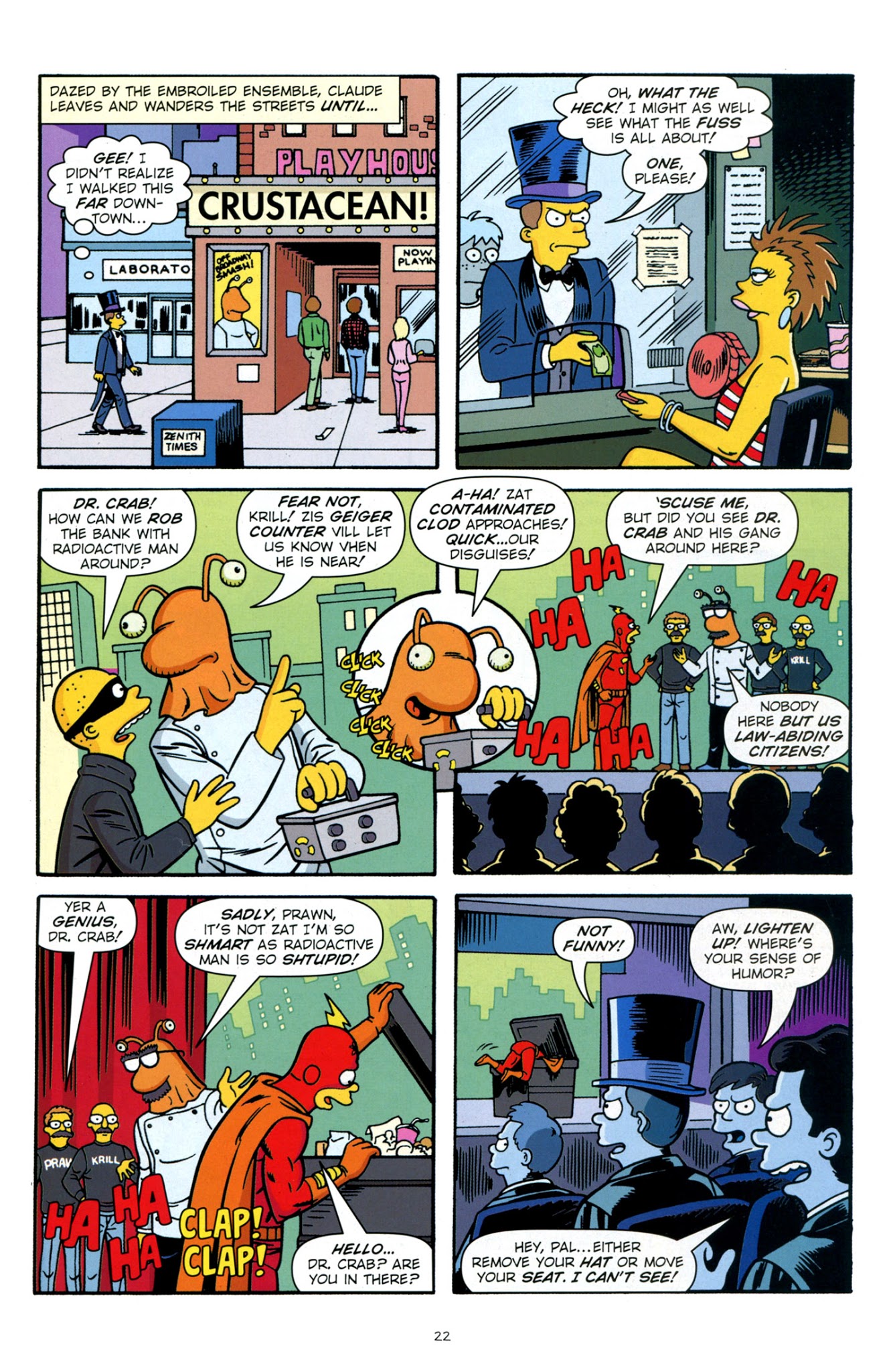 Read online Bongo Comics Presents Simpsons Super Spectacular comic -  Issue #14 - 24
