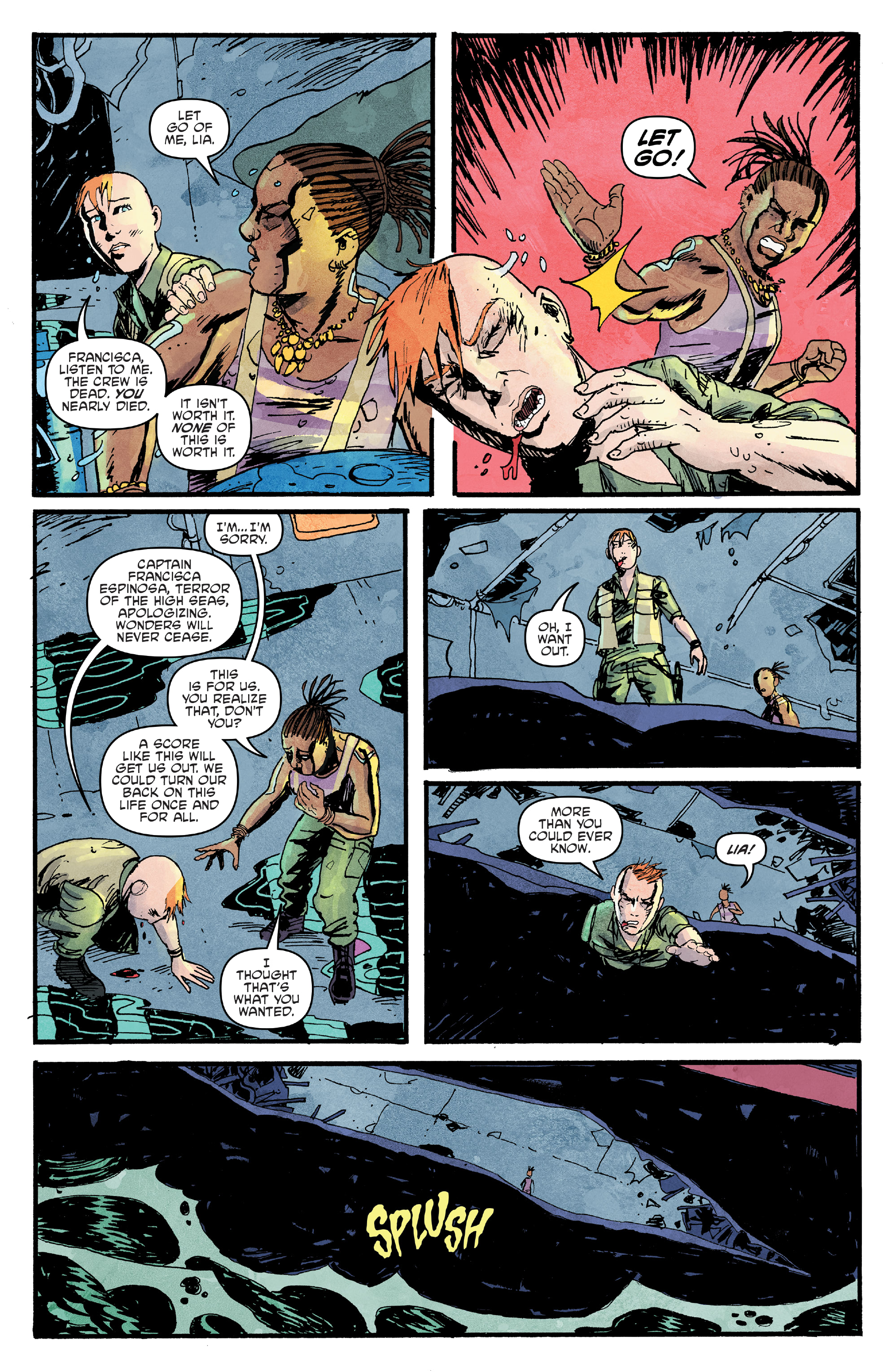 Read online Dead Seas comic -  Issue #4 - 5