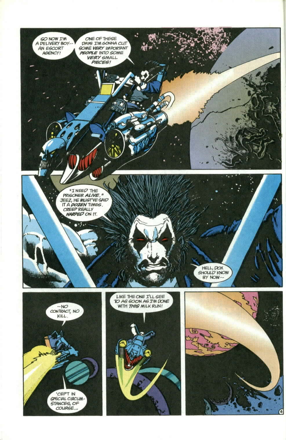 Read online Lobo (1990) comic -  Issue #1 - 5