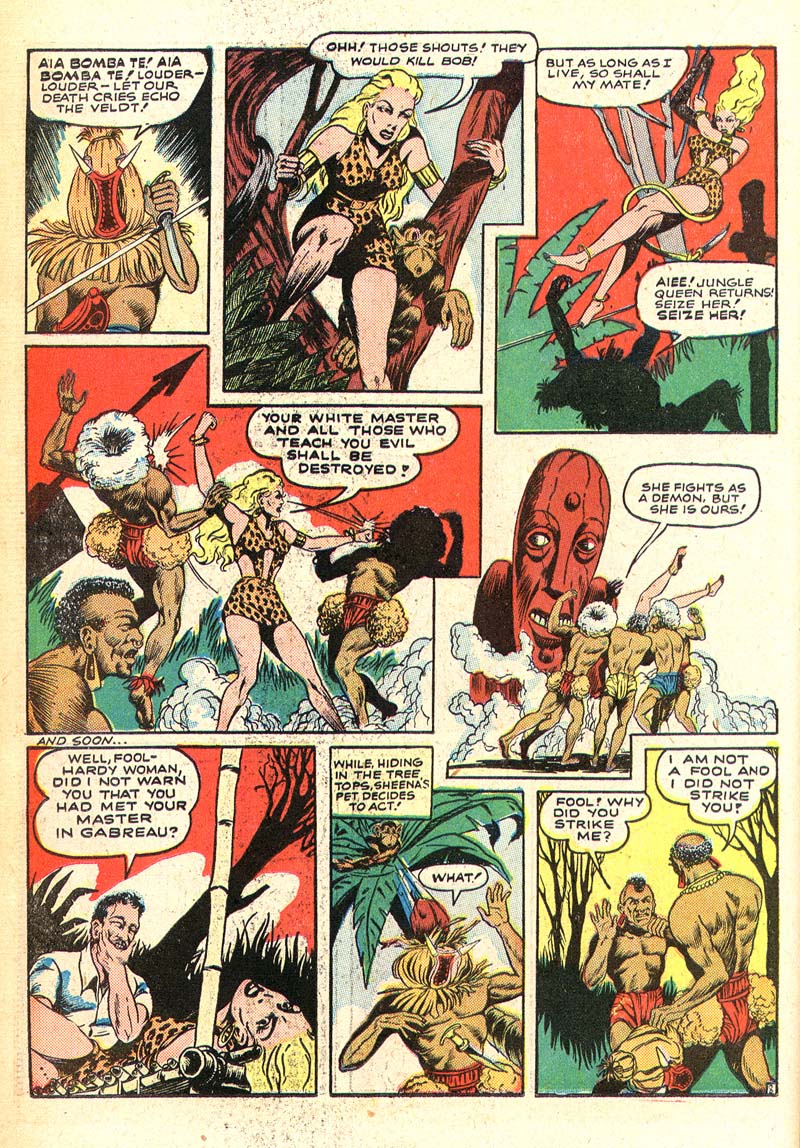 Read online Sheena, Queen of the Jungle (1942) comic -  Issue #4 - 34