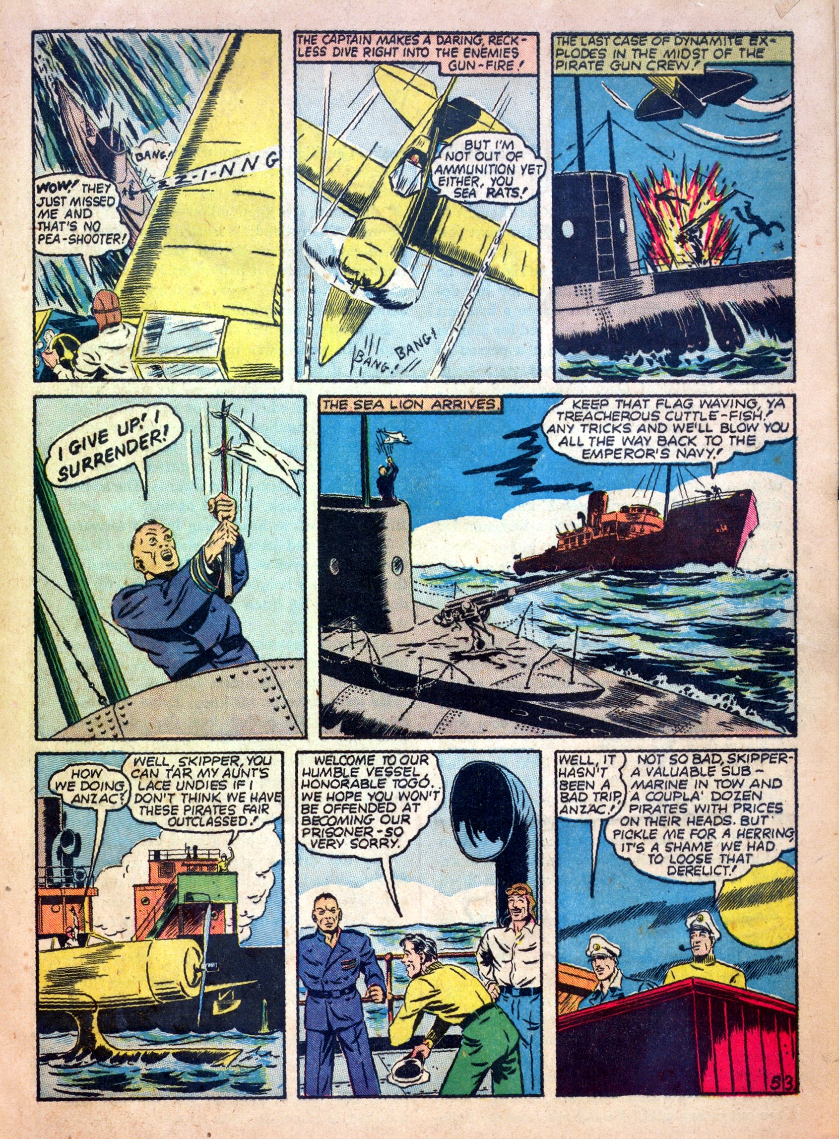 Read online Our Flag Comics comic -  Issue #1 - 55