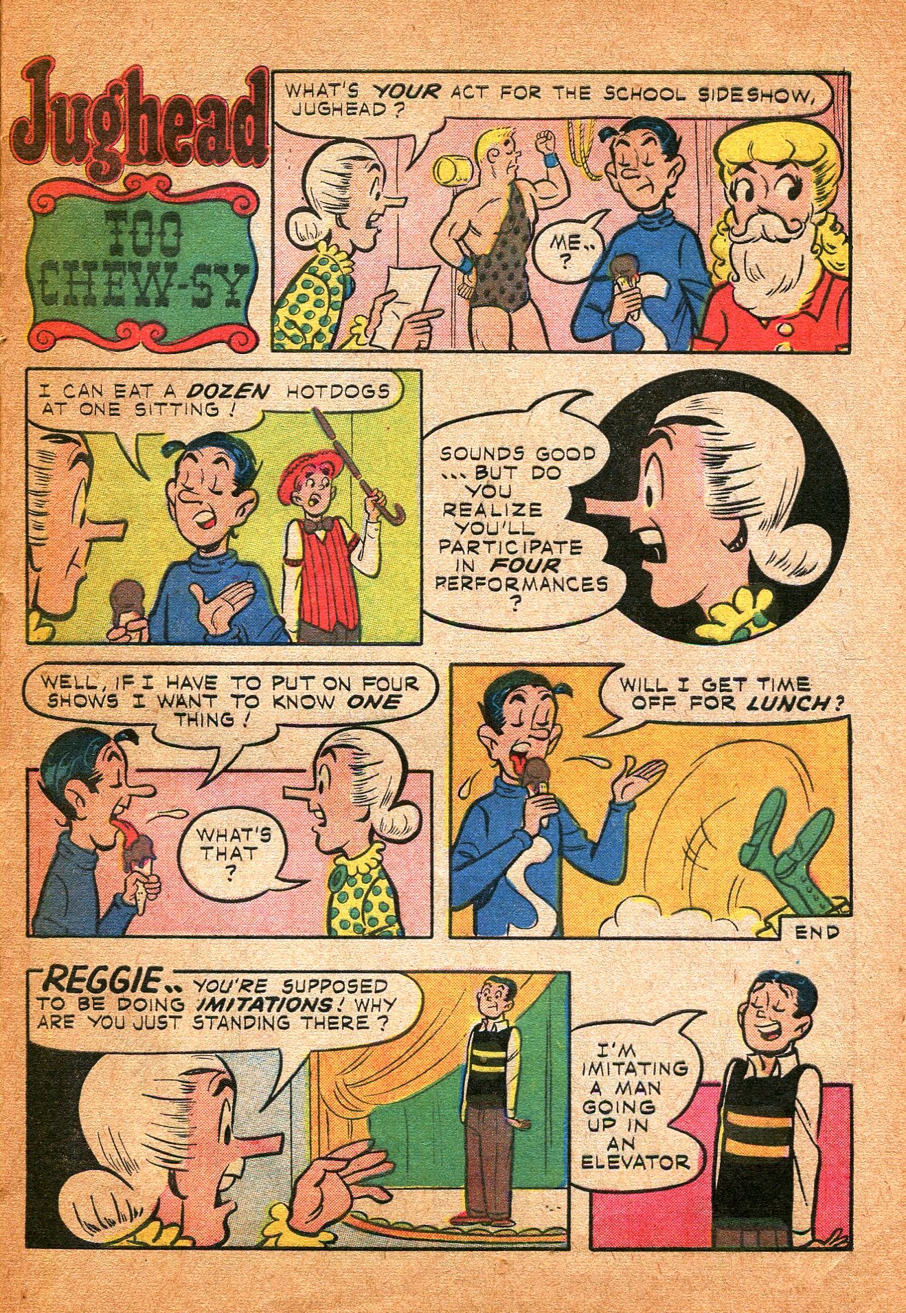 Read online Archie's Joke Book Magazine comic -  Issue #28 - 33