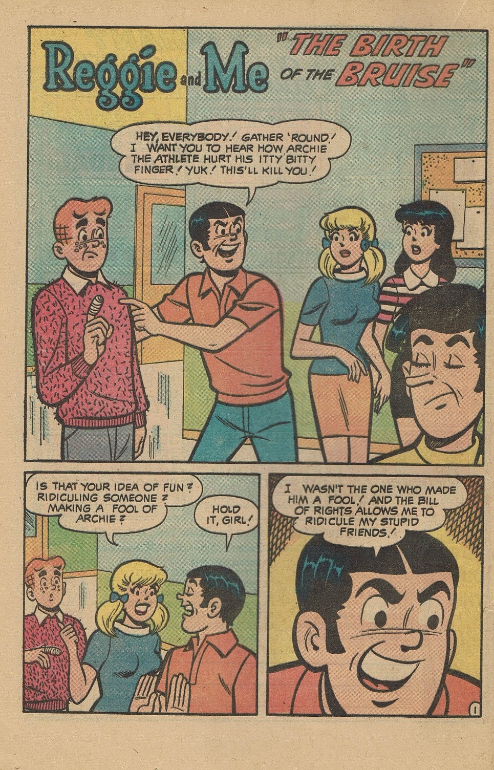 Read online Reggie and Me (1966) comic -  Issue #47 - 20