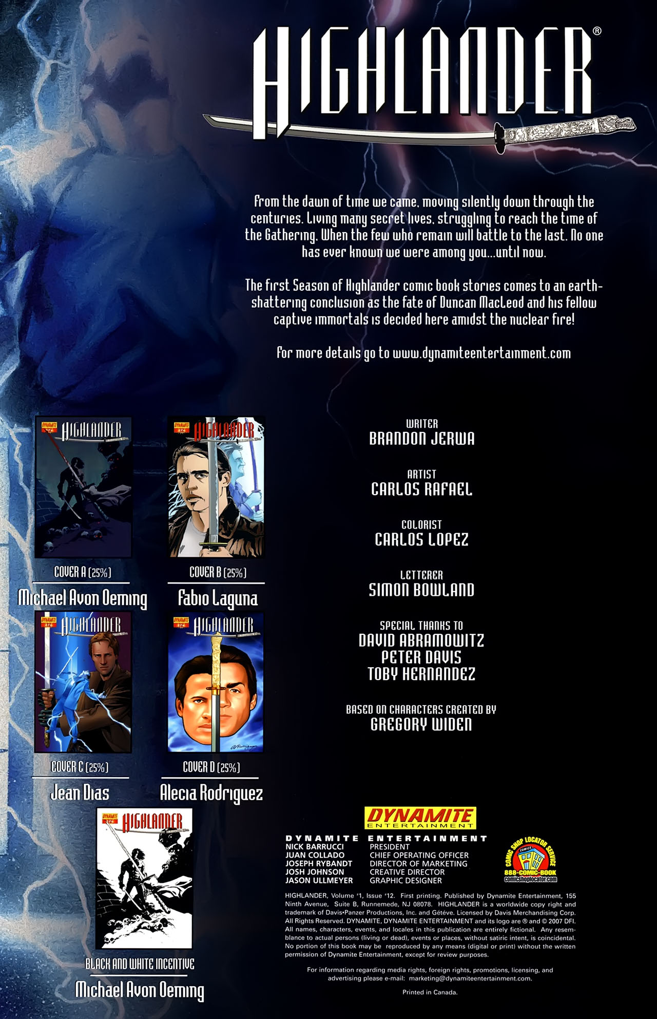 Read online Highlander comic -  Issue #12 - 3