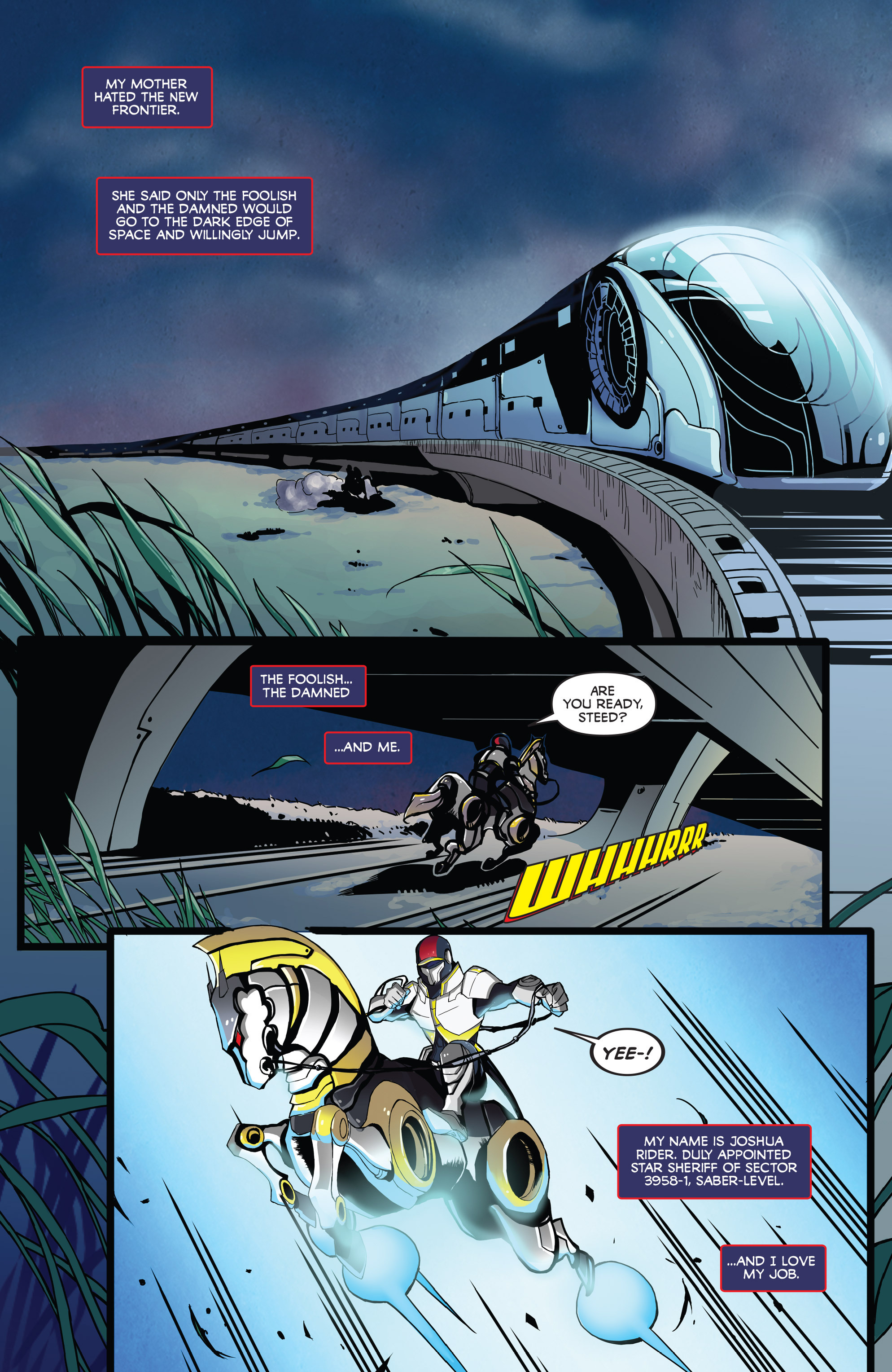 Read online Saber Rider and the Star Sheriffs comic -  Issue #1 - 3