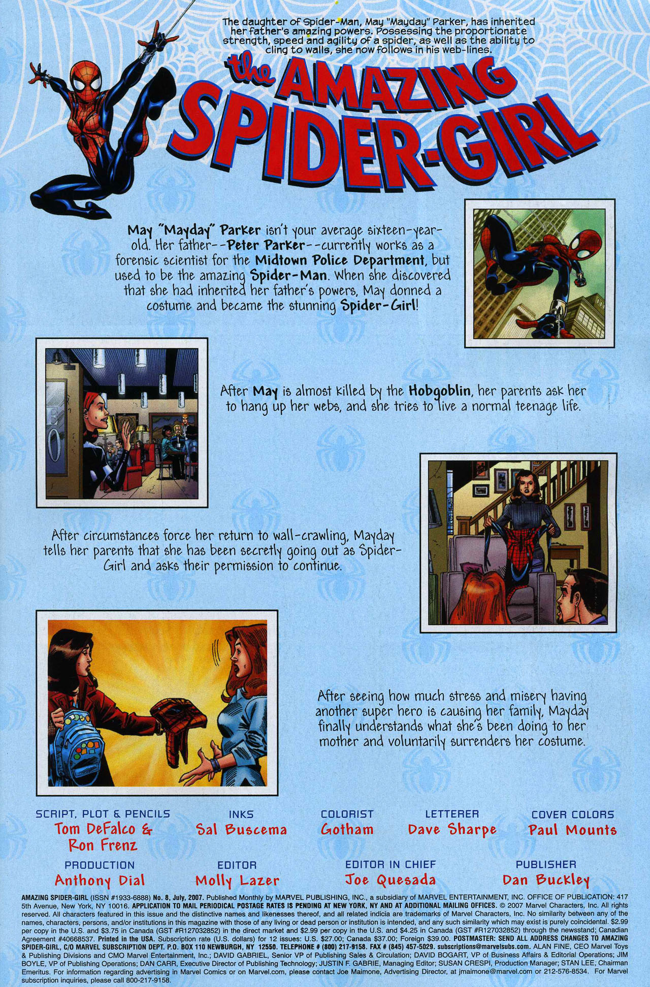 Read online Amazing Spider-Girl comic -  Issue #8 - 2