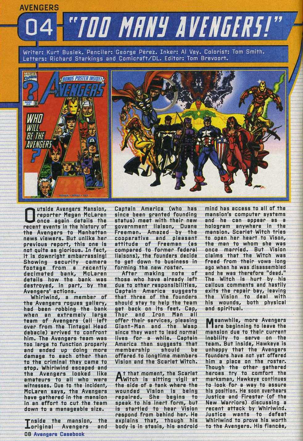 Read online Avengers: Casebook 1999 comic -  Issue # Full - 8