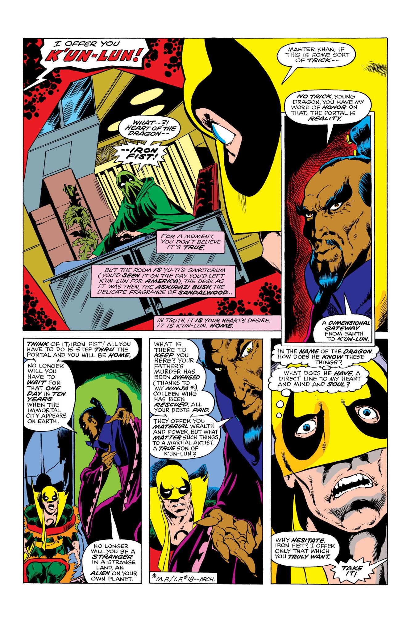 Read online Marvel Masterworks: Iron Fist comic -  Issue # TPB 2 (Part 1) - 92
