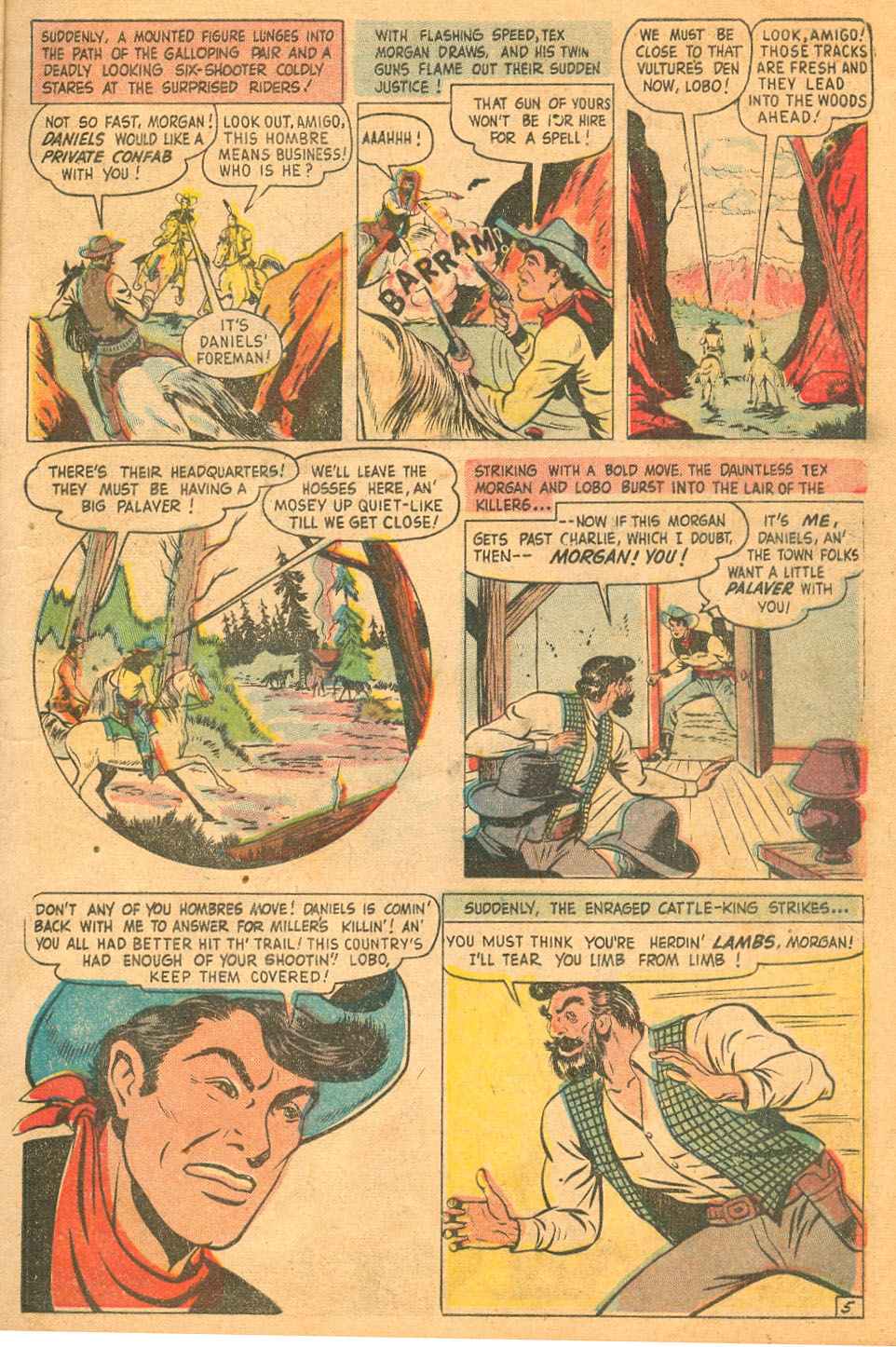 Read online Tex Morgan comic -  Issue #4 - 7