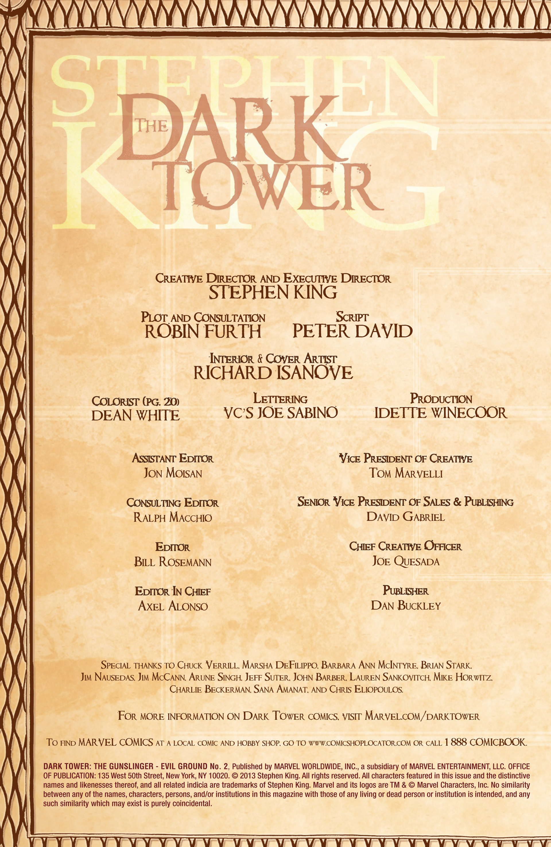 Read online The Dark Tower: The Gunslinger - Evil Ground comic -  Issue #2 - 2