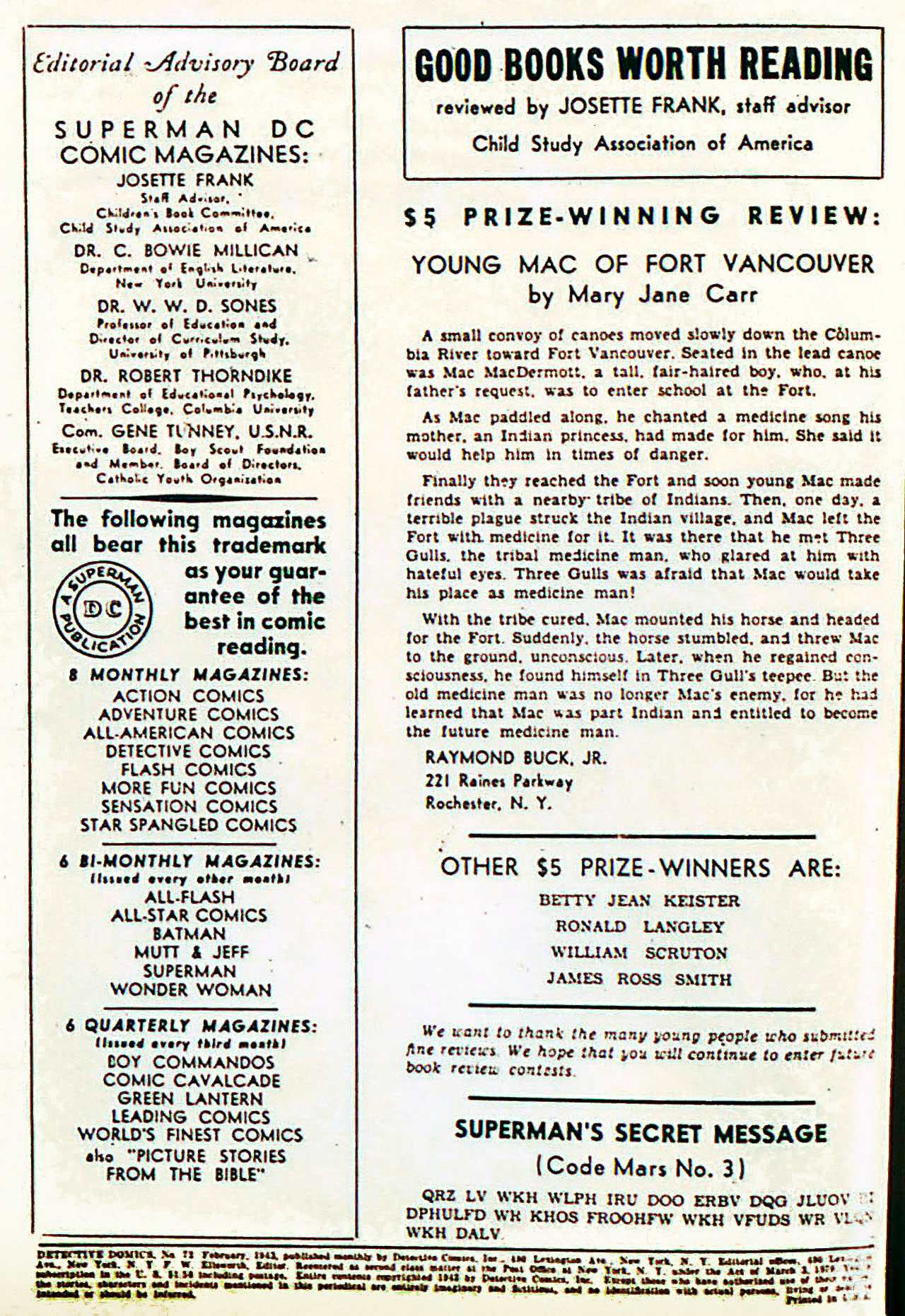 Read online Detective Comics (1937) comic -  Issue #72 - 3