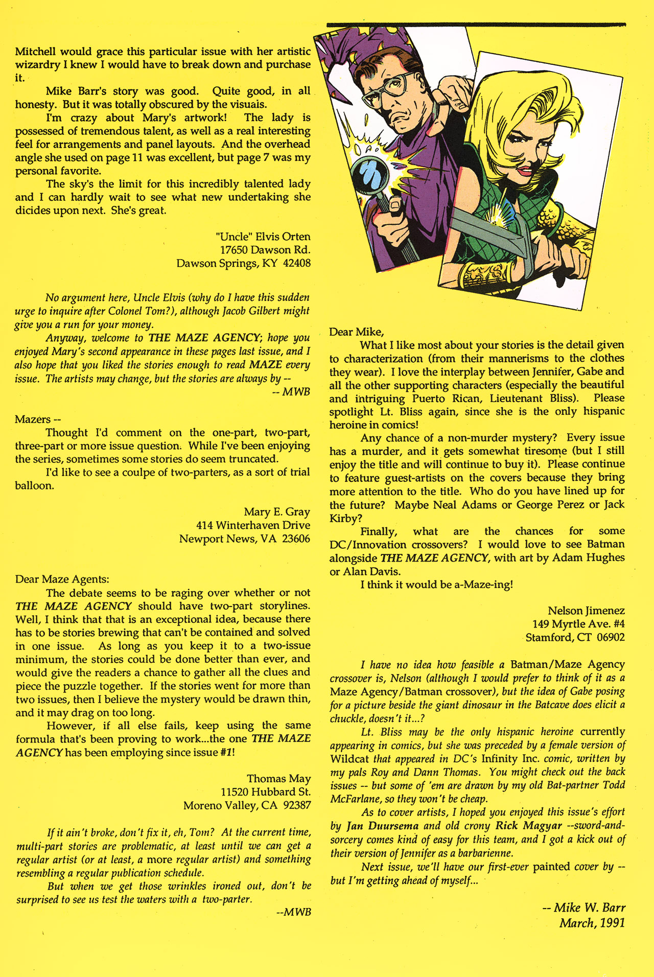 Read online Maze Agency (1989) comic -  Issue #22 - 26