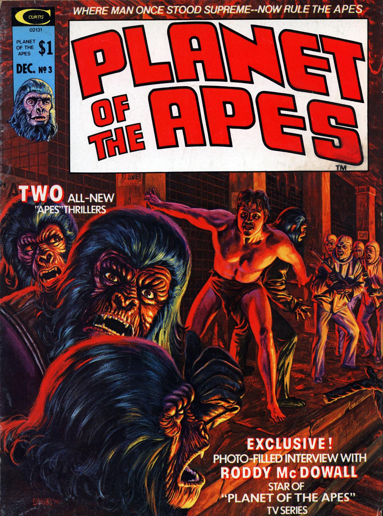 Read online Planet of the Apes comic -  Issue #3 - 1