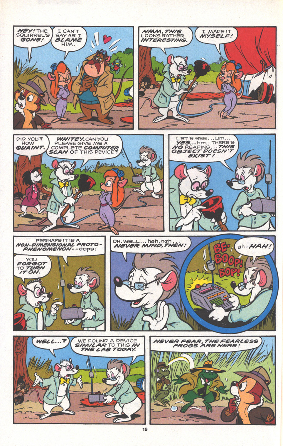 Read online Disney's Chip 'N Dale Rescue Rangers comic -  Issue #15 - 20