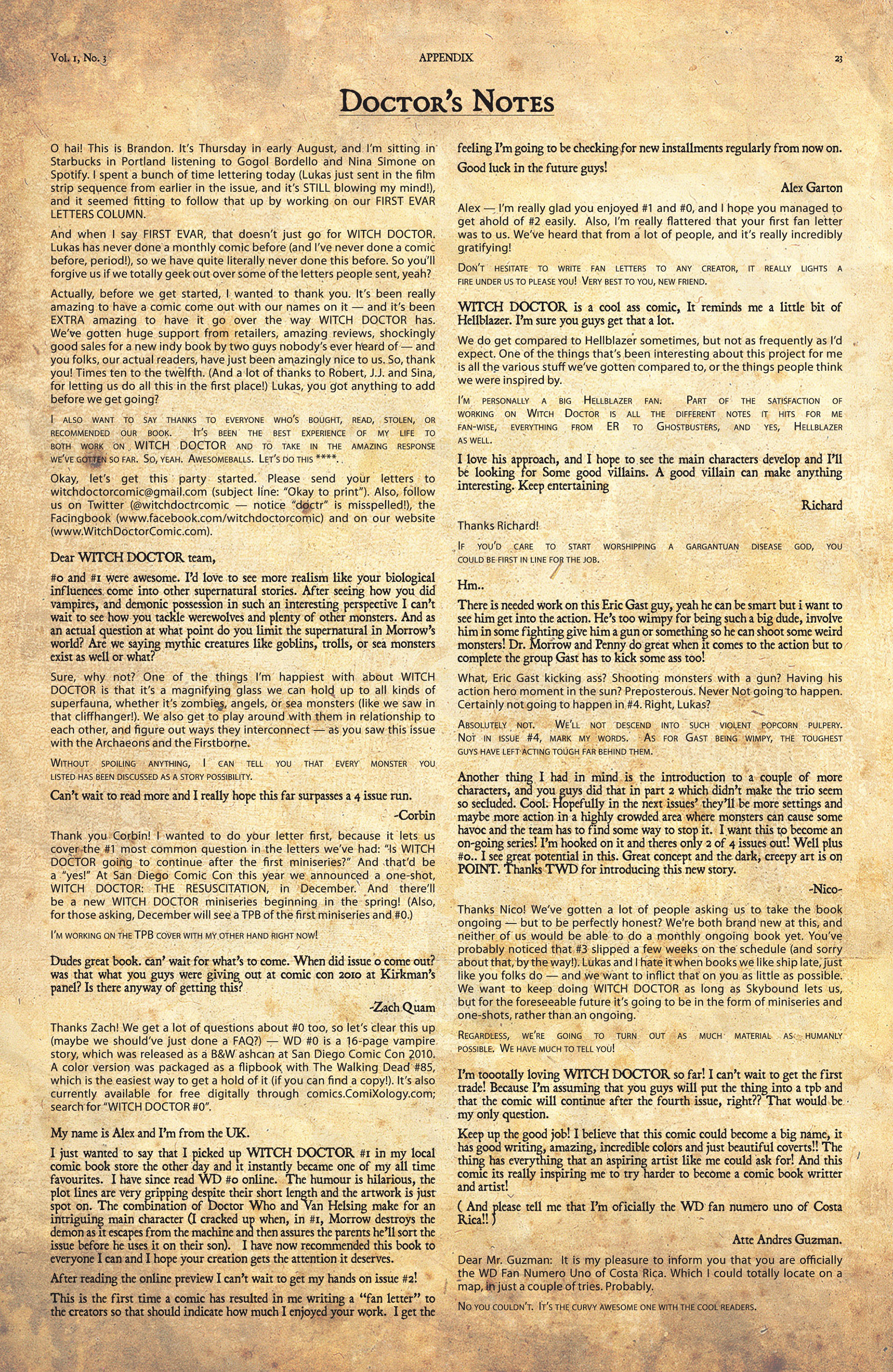 Read online Witch Doctor comic -  Issue # Full - 105