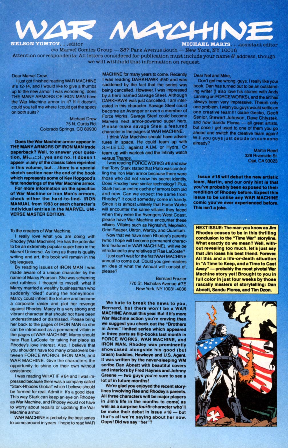 Read online War Machine (1994) comic -  Issue #16 - 21