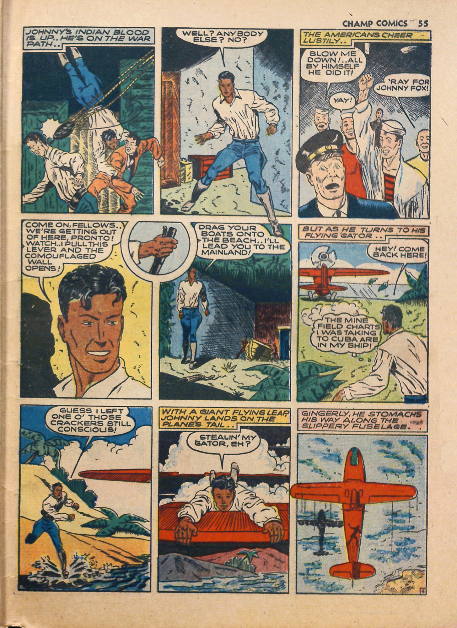 Read online Champ Comics comic -  Issue #14 - 57