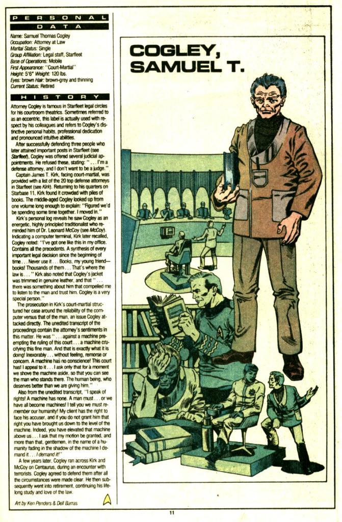 Read online Who's Who in Star Trek comic -  Issue #1 - 13