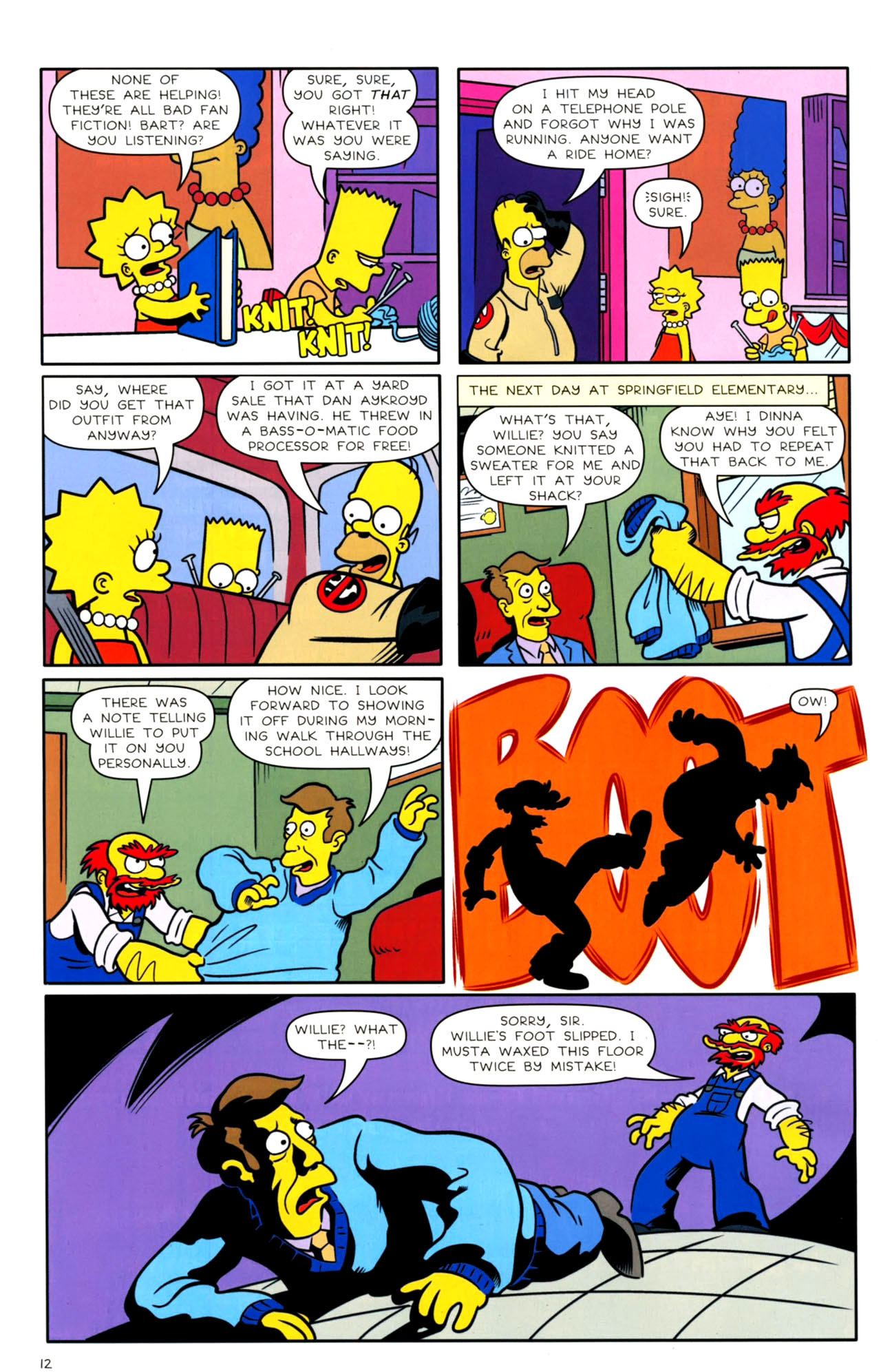 Read online Bongo Comics presents Comic Book Guy: The Comic Book comic -  Issue #4 - 14