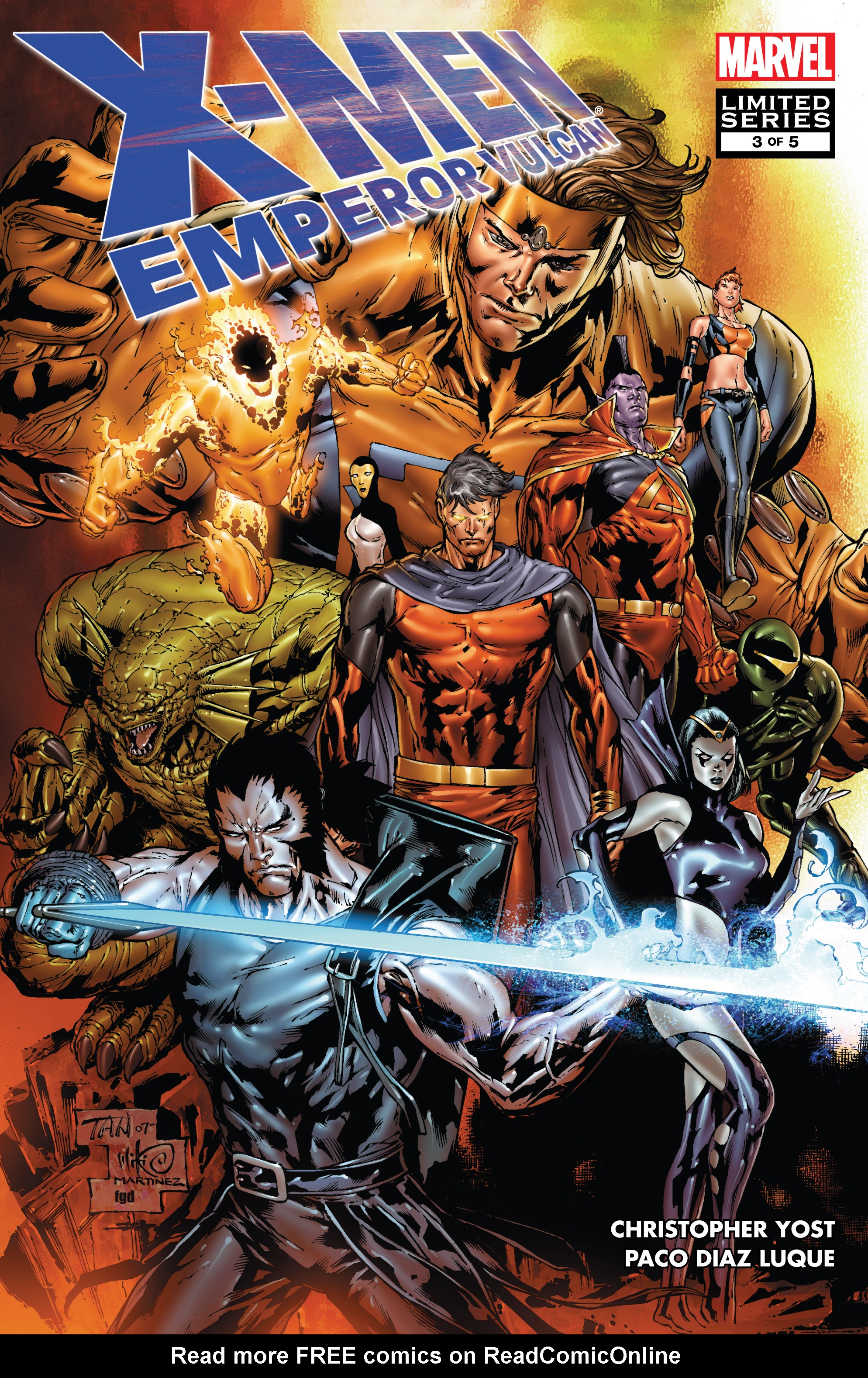 Read online X-Men: Emperor Vulcan comic -  Issue #3 - 1