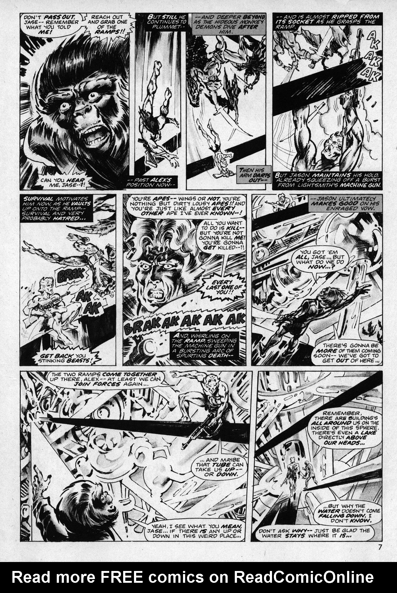 Read online Planet of the Apes comic -  Issue #20 - 7