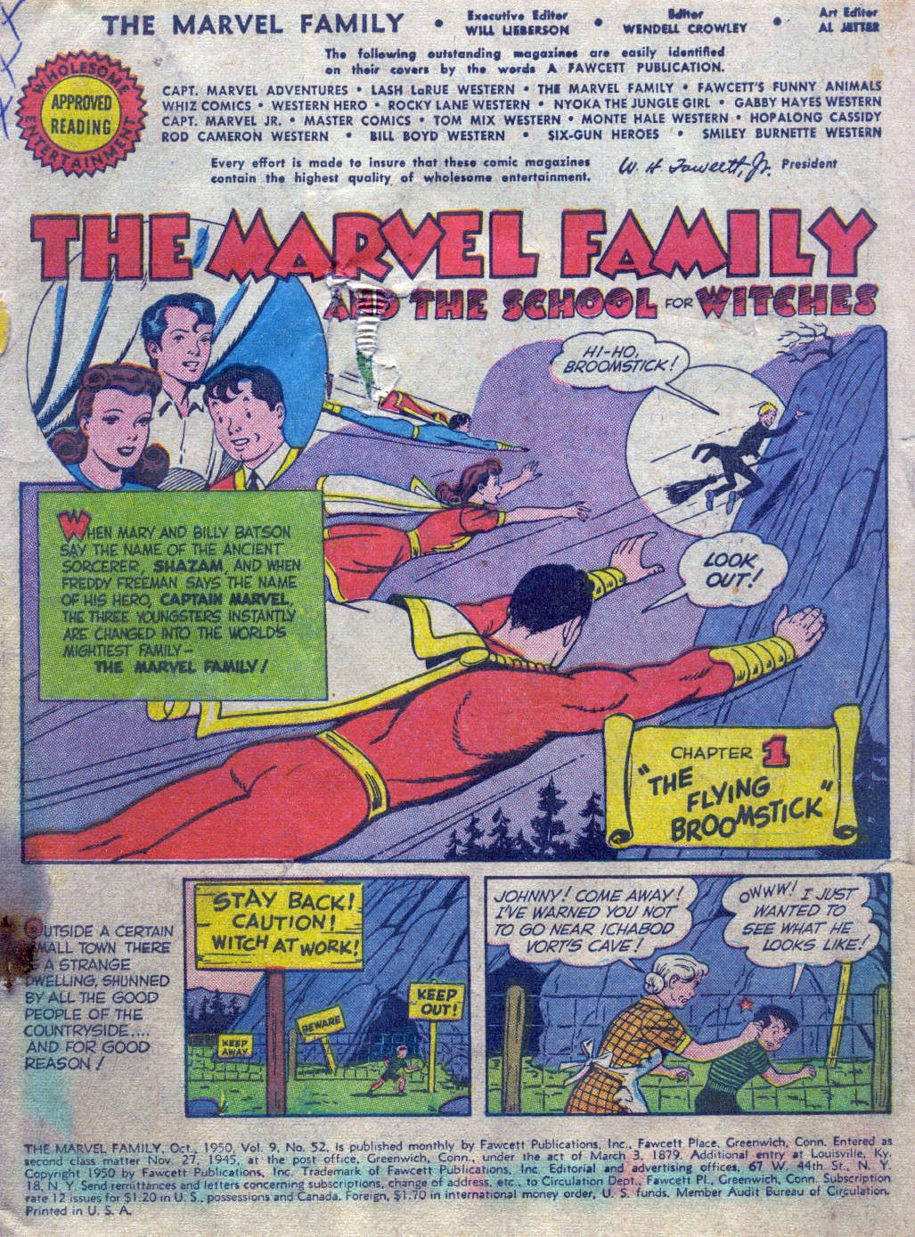 Read online The Marvel Family comic -  Issue #52 - 2