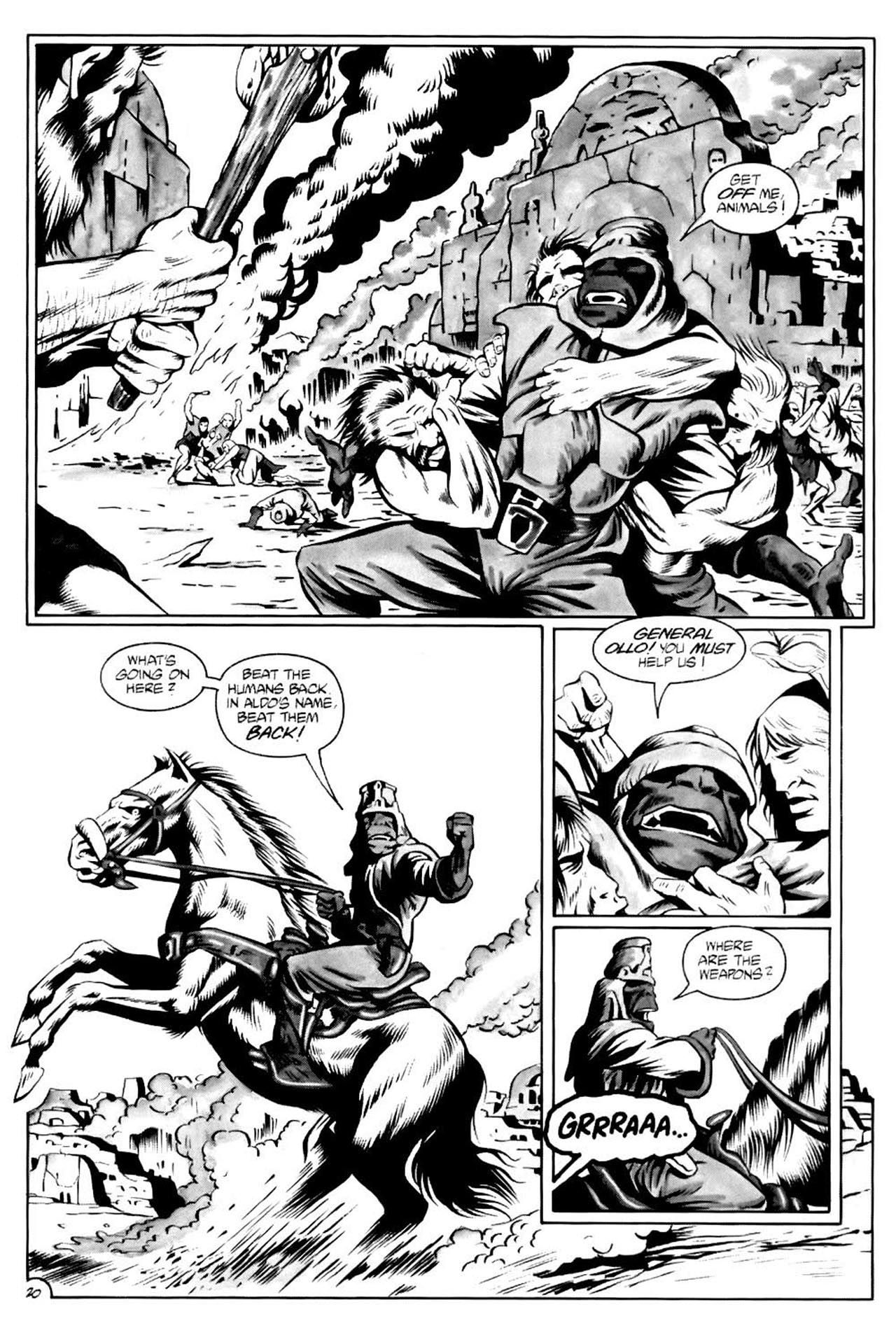 Read online Planet of the Apes (1990) comic -  Issue #4 - 22