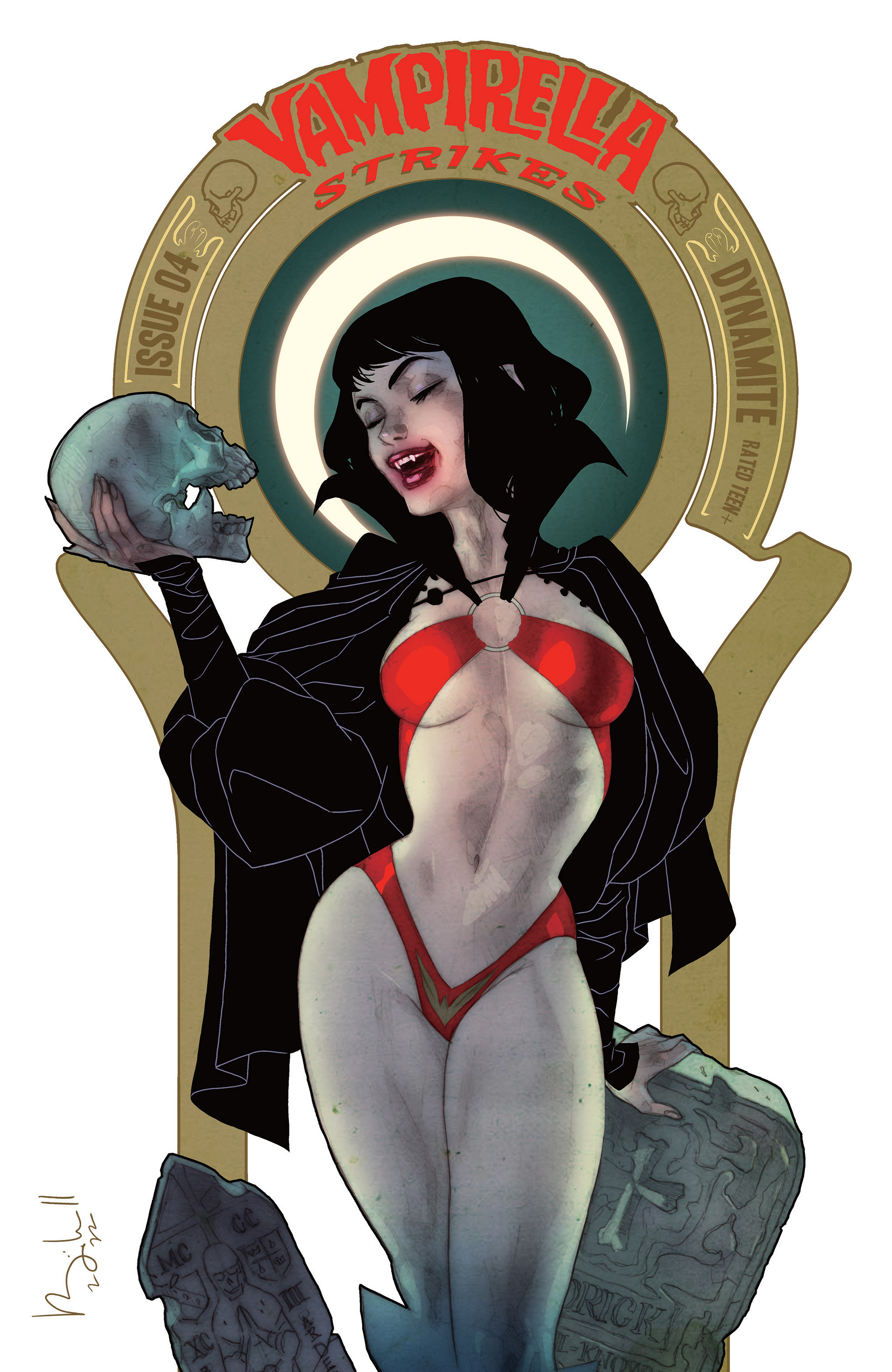 Read online Vampirella Strikes (2022) comic -  Issue #4 - 4