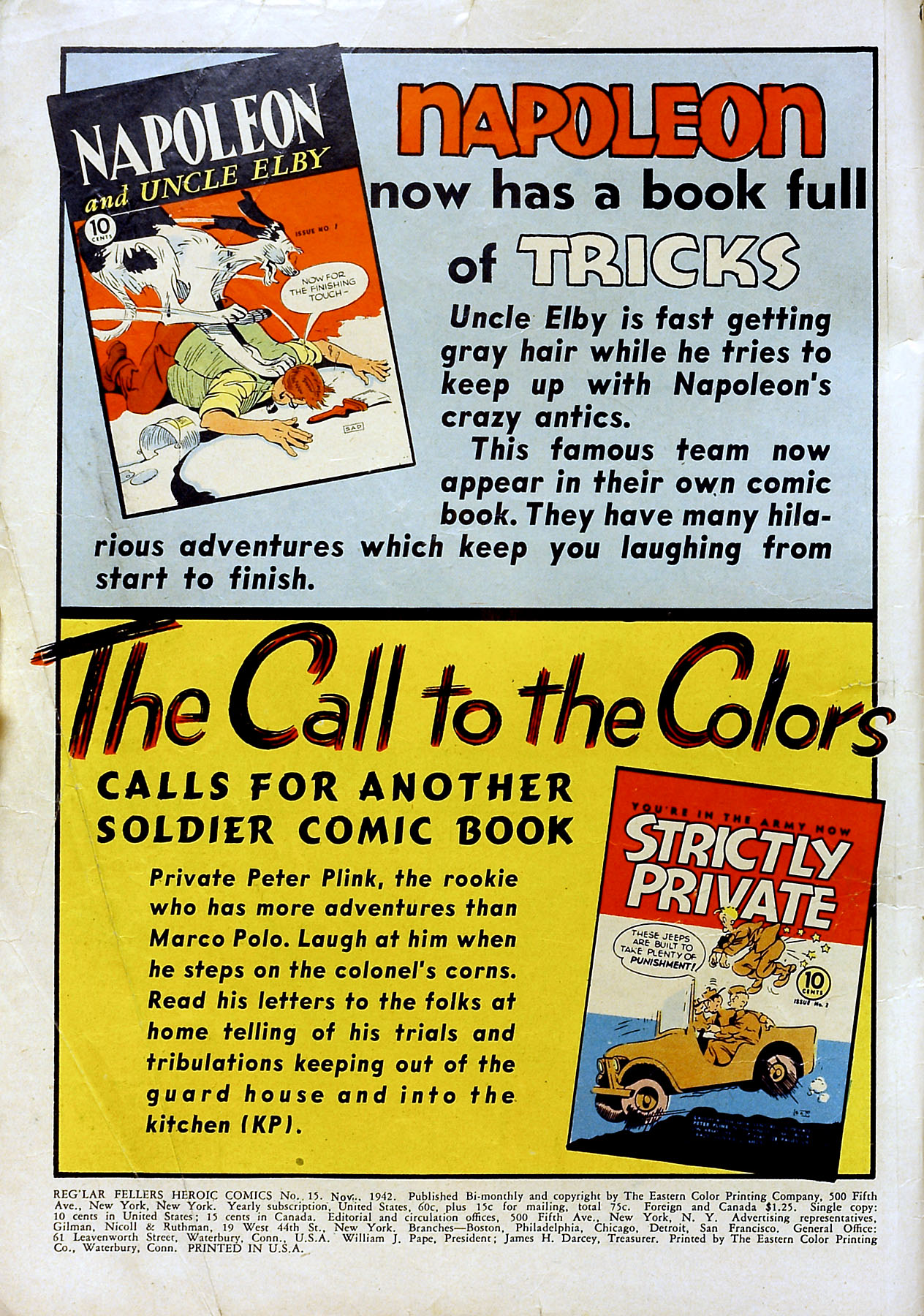 Read online Reg'lar Fellers Heroic Comics comic -  Issue #15 - 2