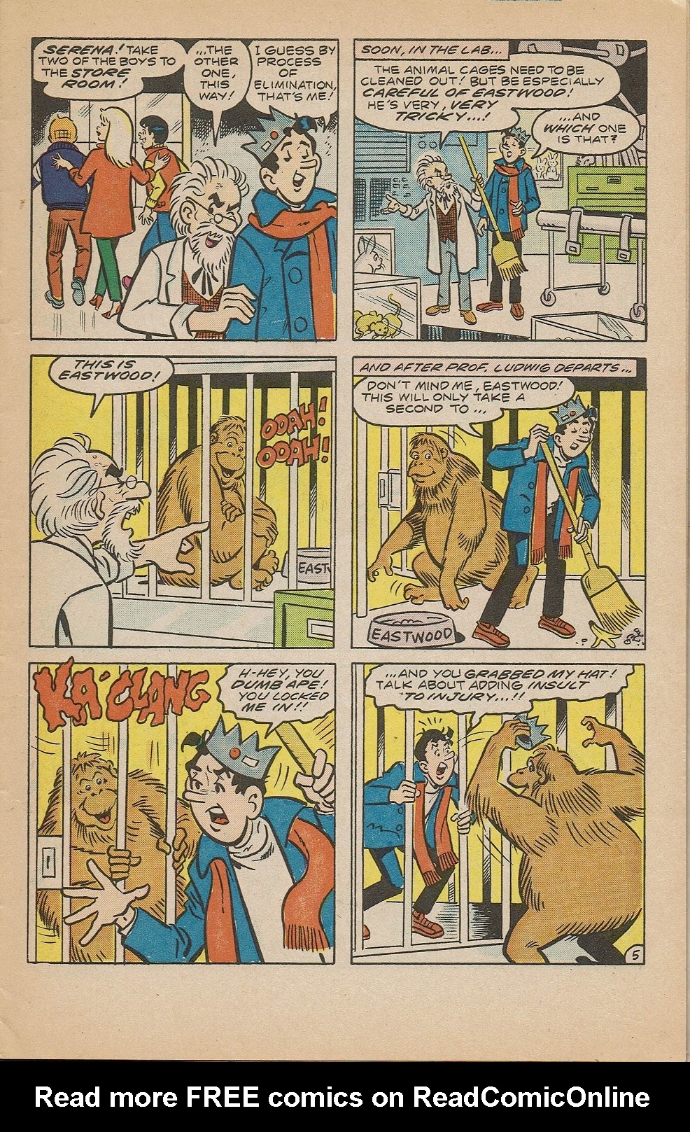 Read online Life With Archie (1958) comic -  Issue #253 - 7
