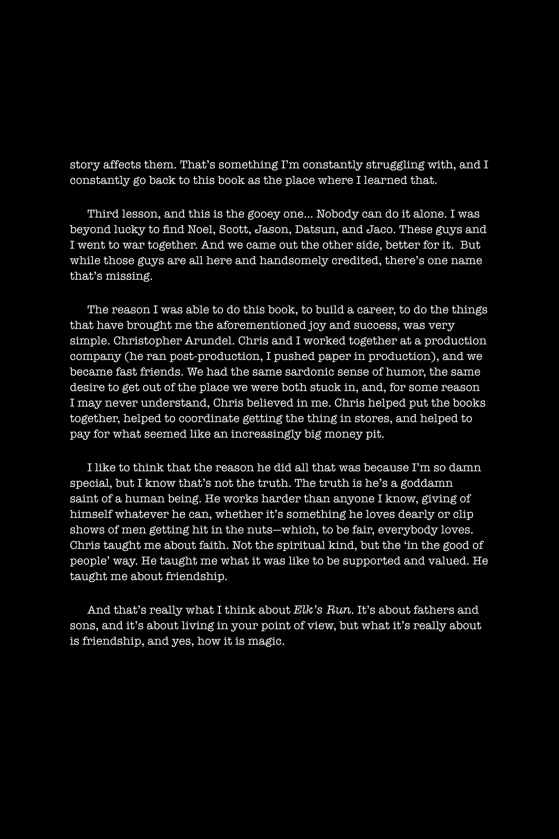 Read online Elk's Run 10th Anniversary Edition comic -  Issue # TPB (Part 3) - 15