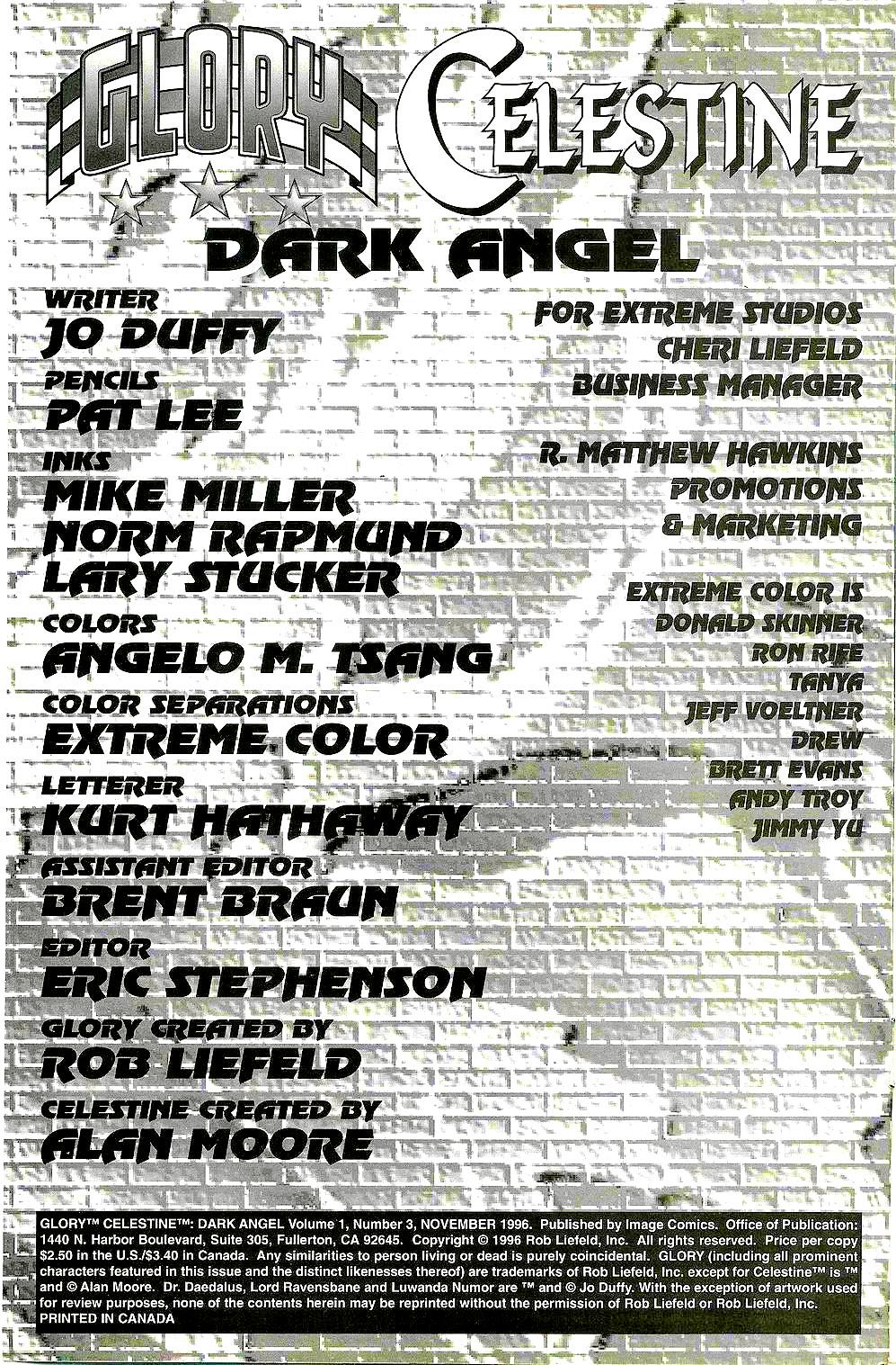 Read online Glory/Celestine: Dark Angel comic -  Issue #3 - 2