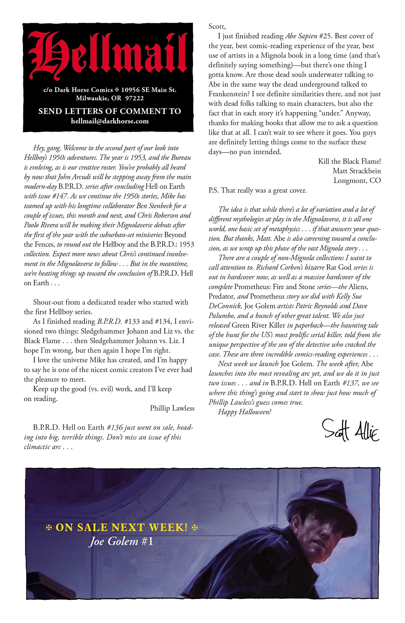 Read online Hellboy and the B.P.R.D.: 1953 - The Phantom Hand & the Kelpie comic -  Issue # Full - 25