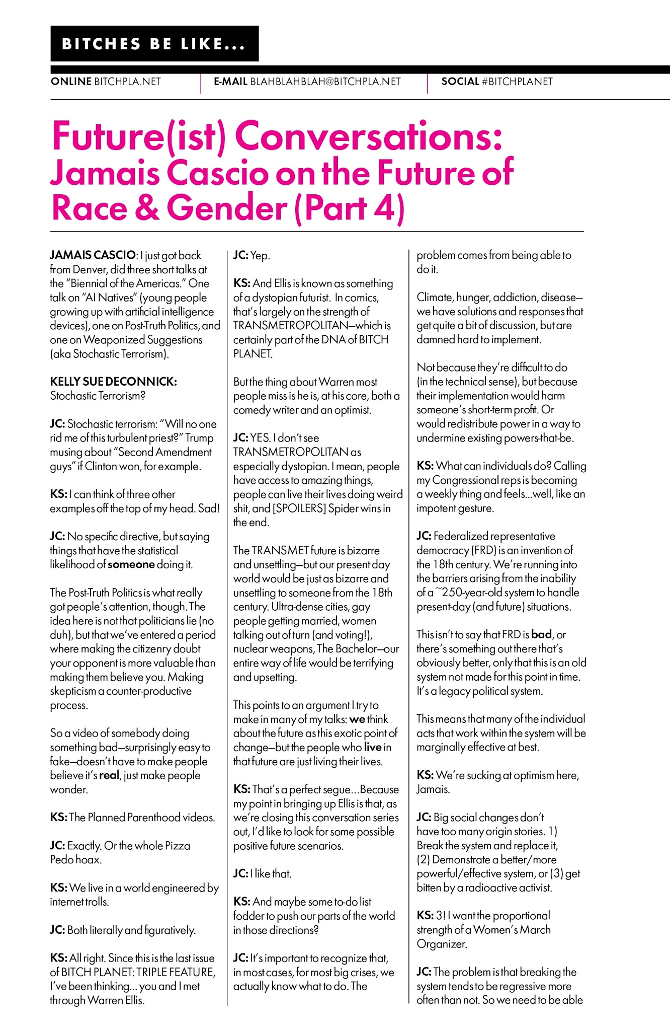 Read online Bitch Planet: Triple Feature comic -  Issue #5 - 28