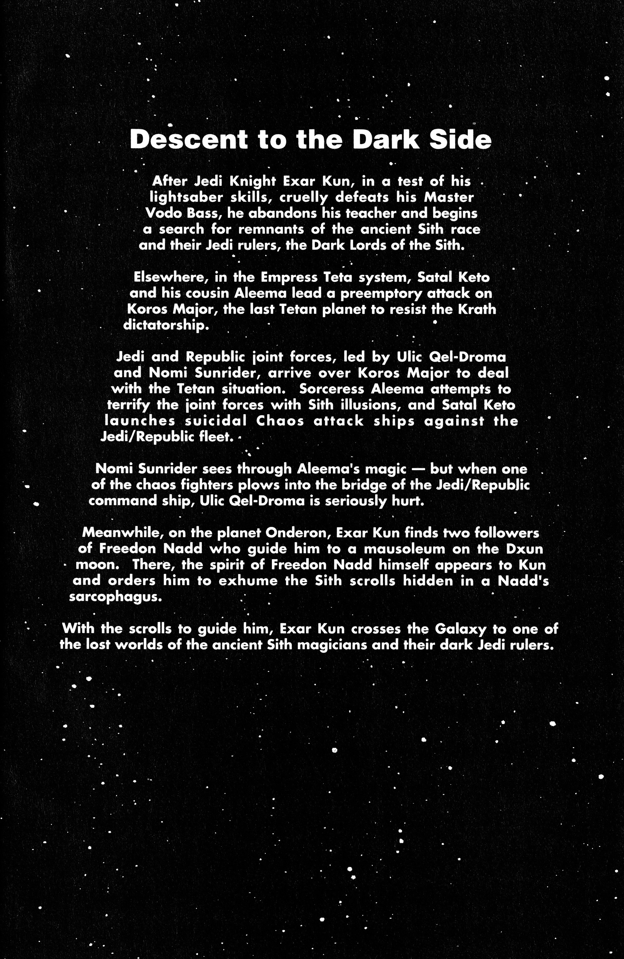 Read online Star Wars: Tales of the Jedi - Dark Lords of the Sith comic -  Issue #3 - 3