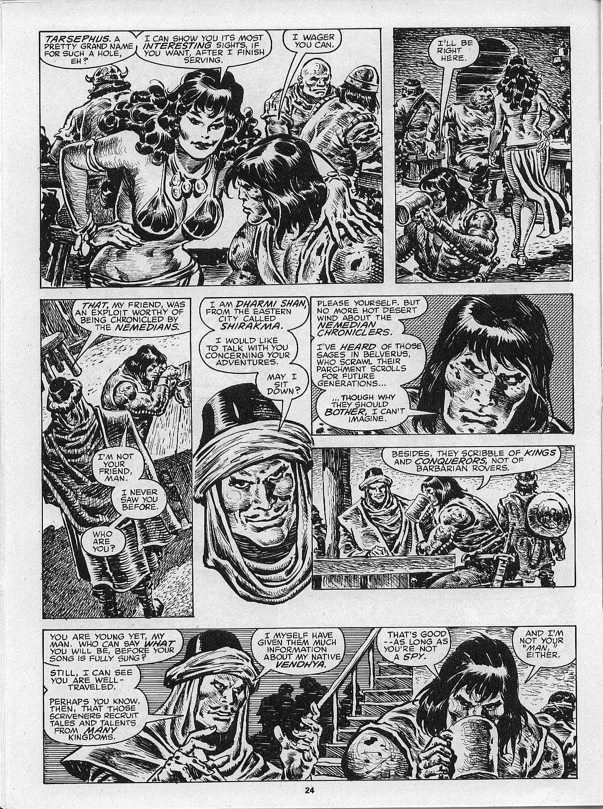 Read online The Savage Sword Of Conan comic -  Issue #200 - 26