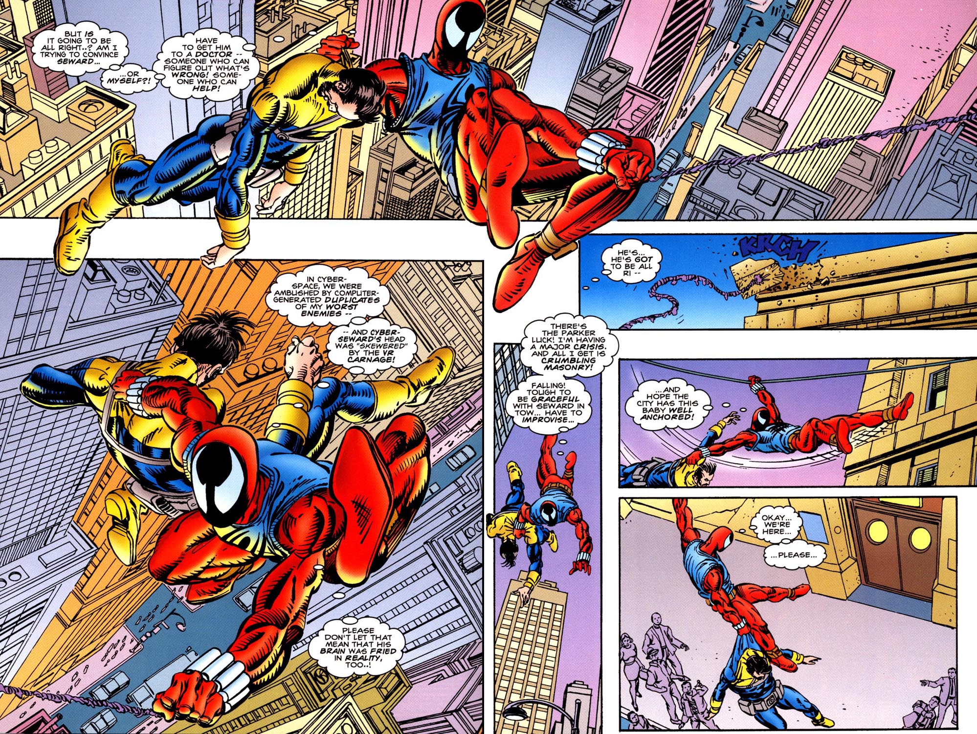 Read online Spider-Man (1990) comic -  Issue #63a - Scarlet Spider 1 - 3