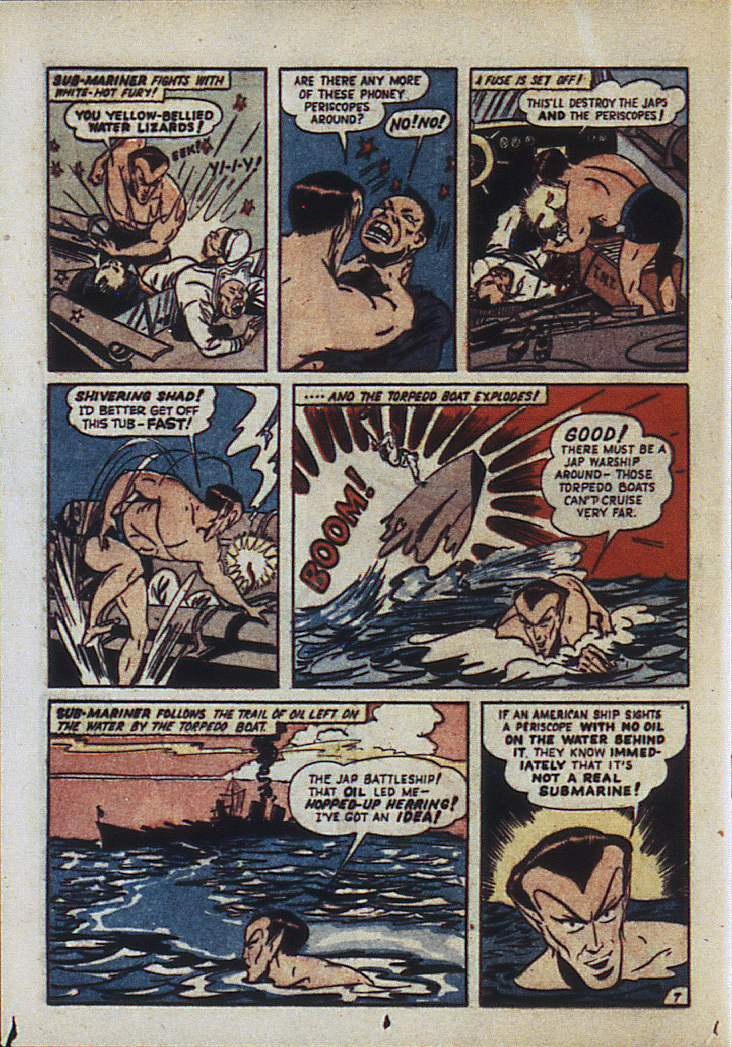 Read online Sub-Mariner Comics comic -  Issue #6 - 31