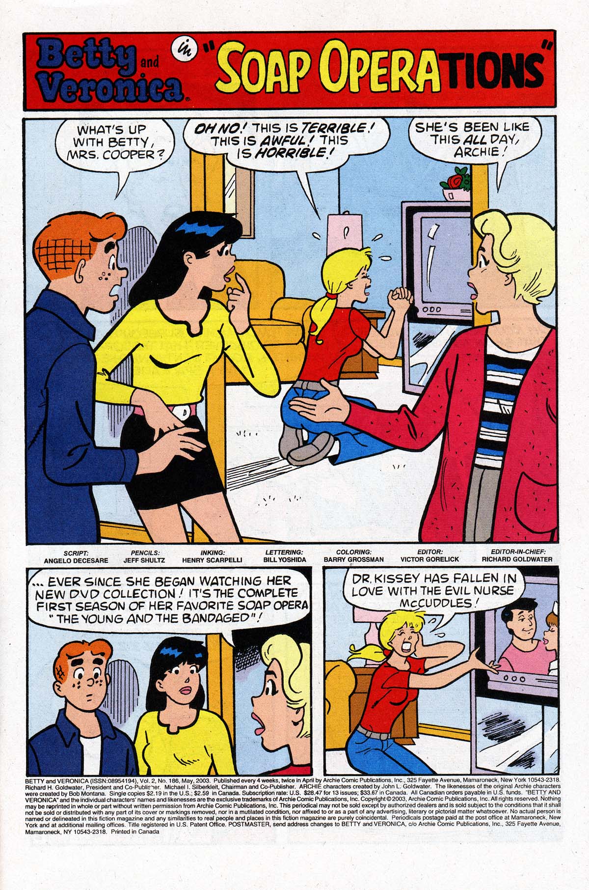 Read online Betty and Veronica (1987) comic -  Issue #186 - 2