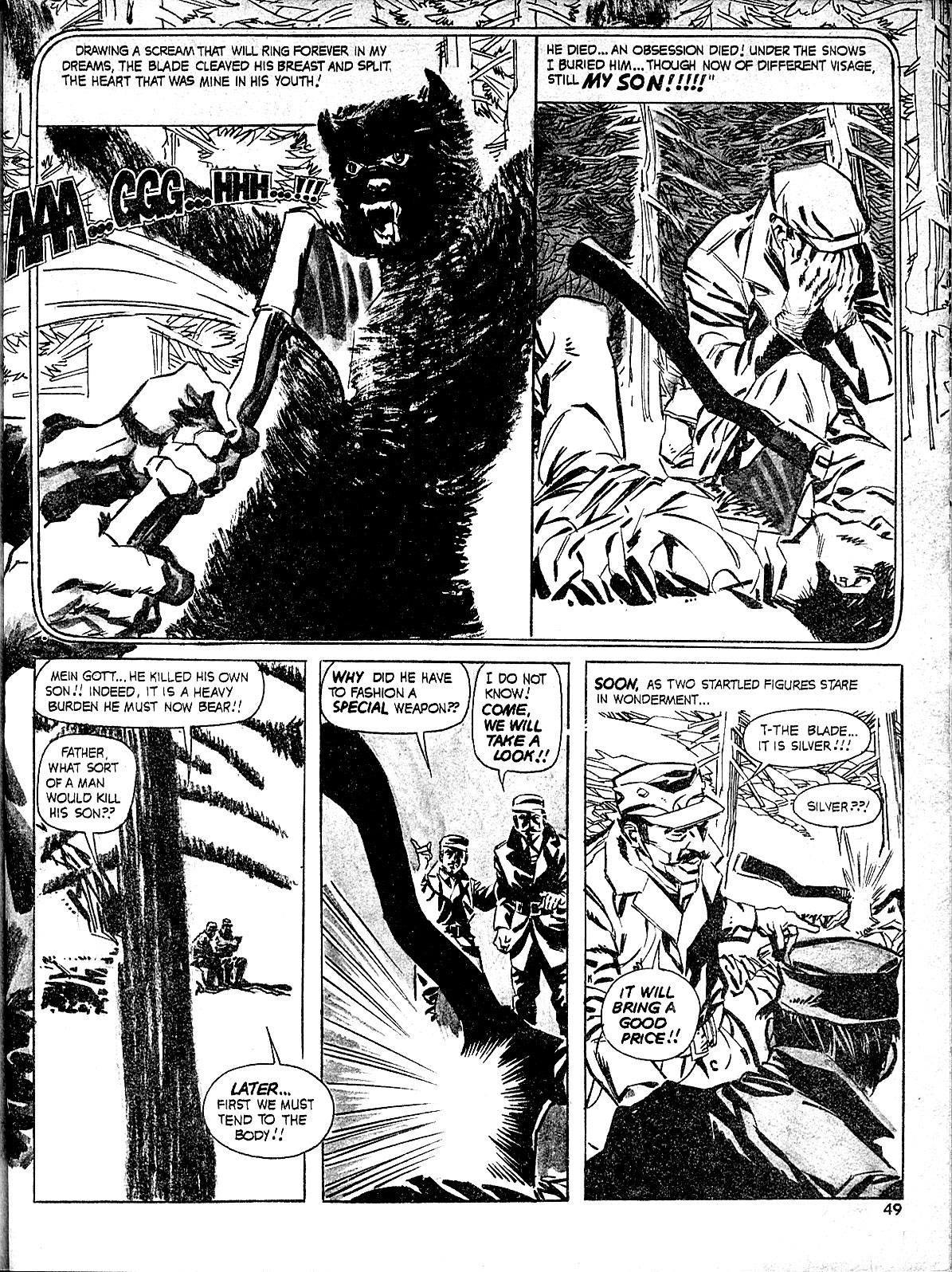Read online Nightmare (1970) comic -  Issue #7 - 49